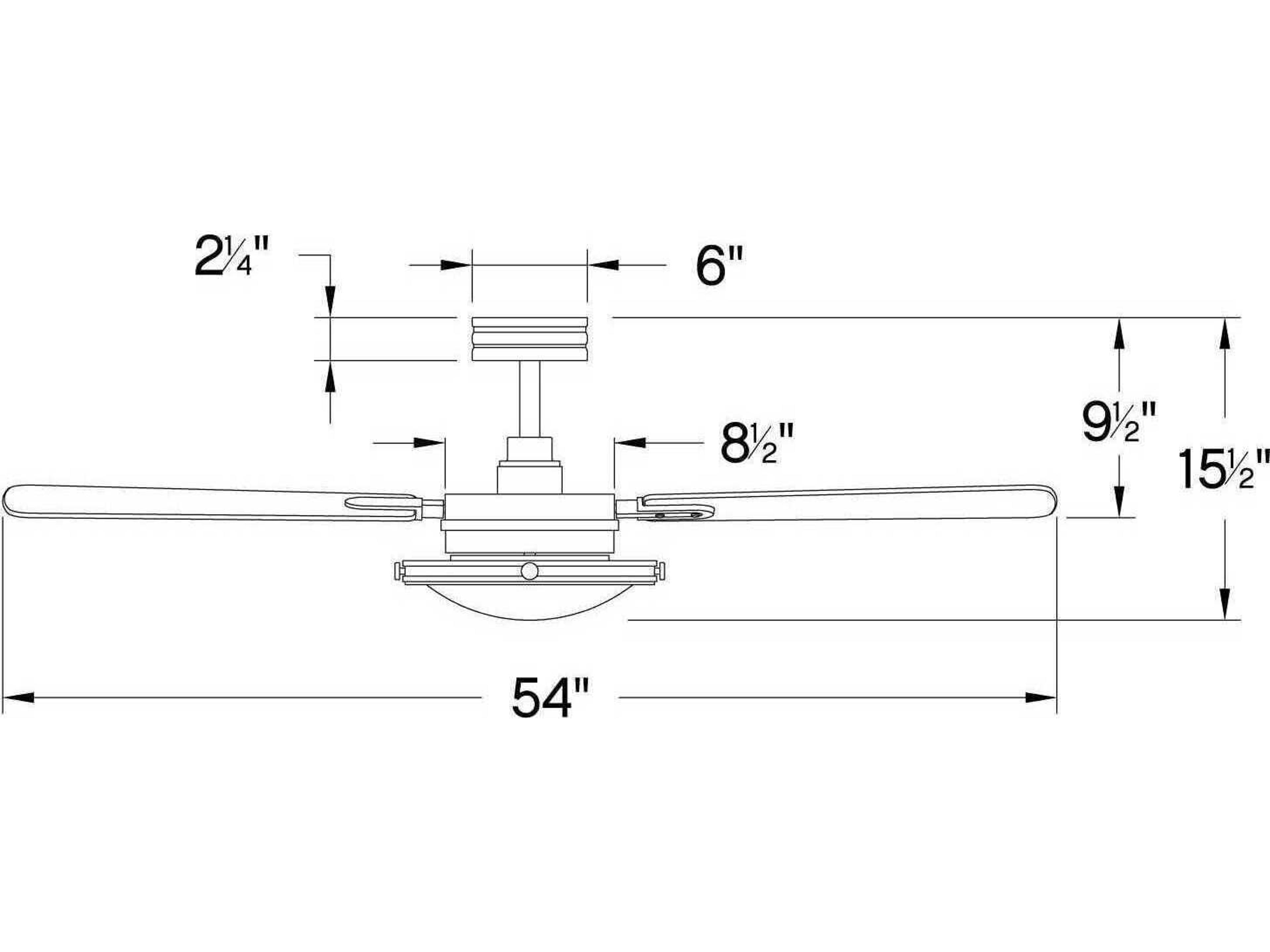 Hinkley Collier 54" Ceiling Fan