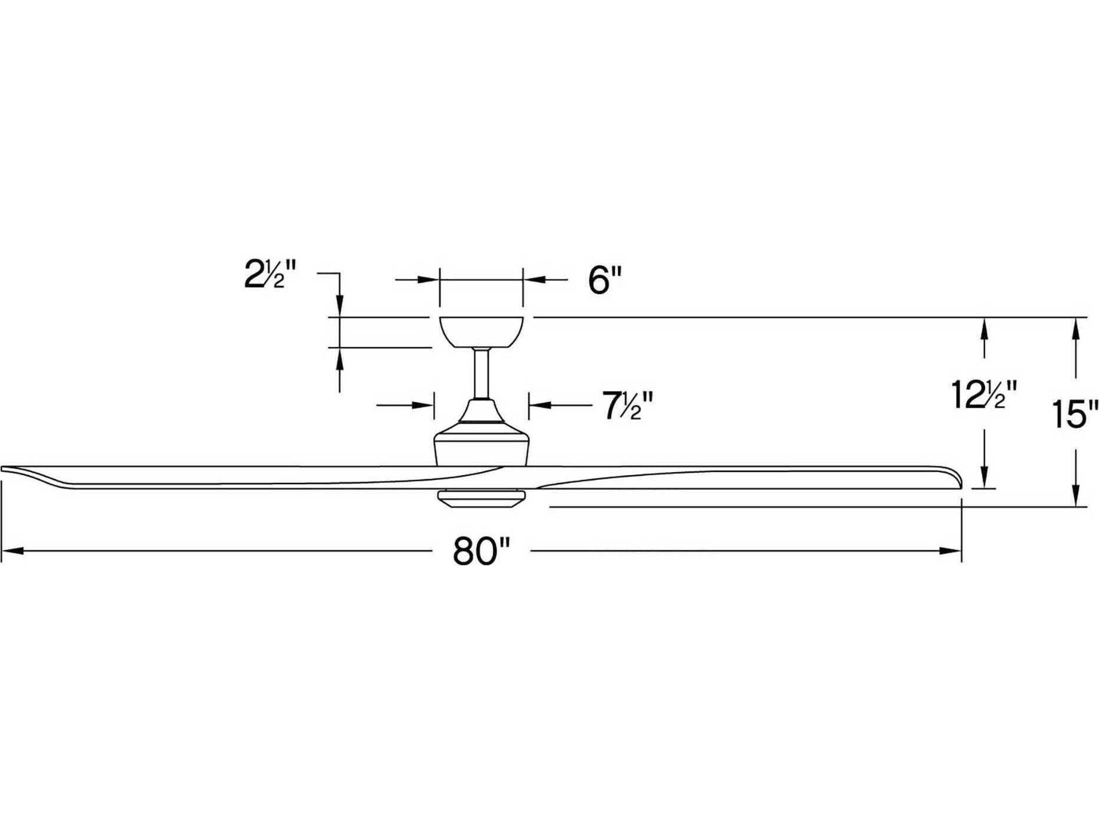 Hinkley Sculpt 80" LED Ceiling Fan
