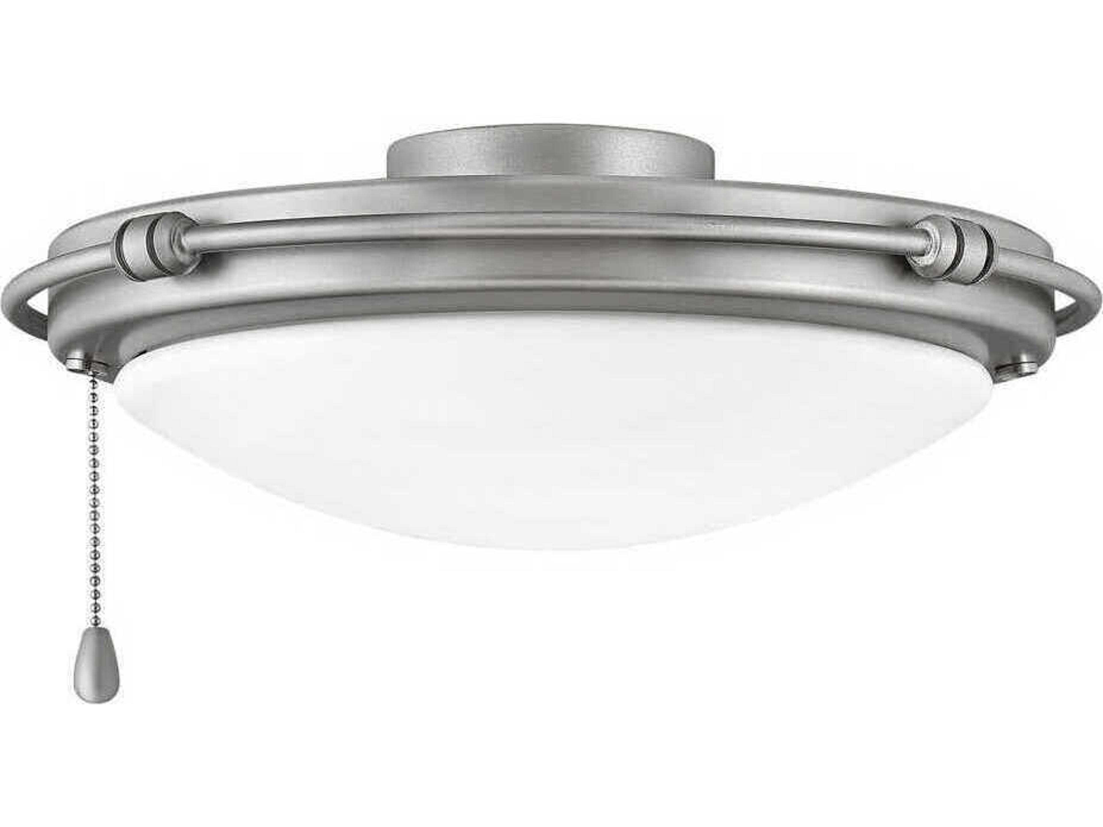 Brushed Nickel Rail Trim Light Kit