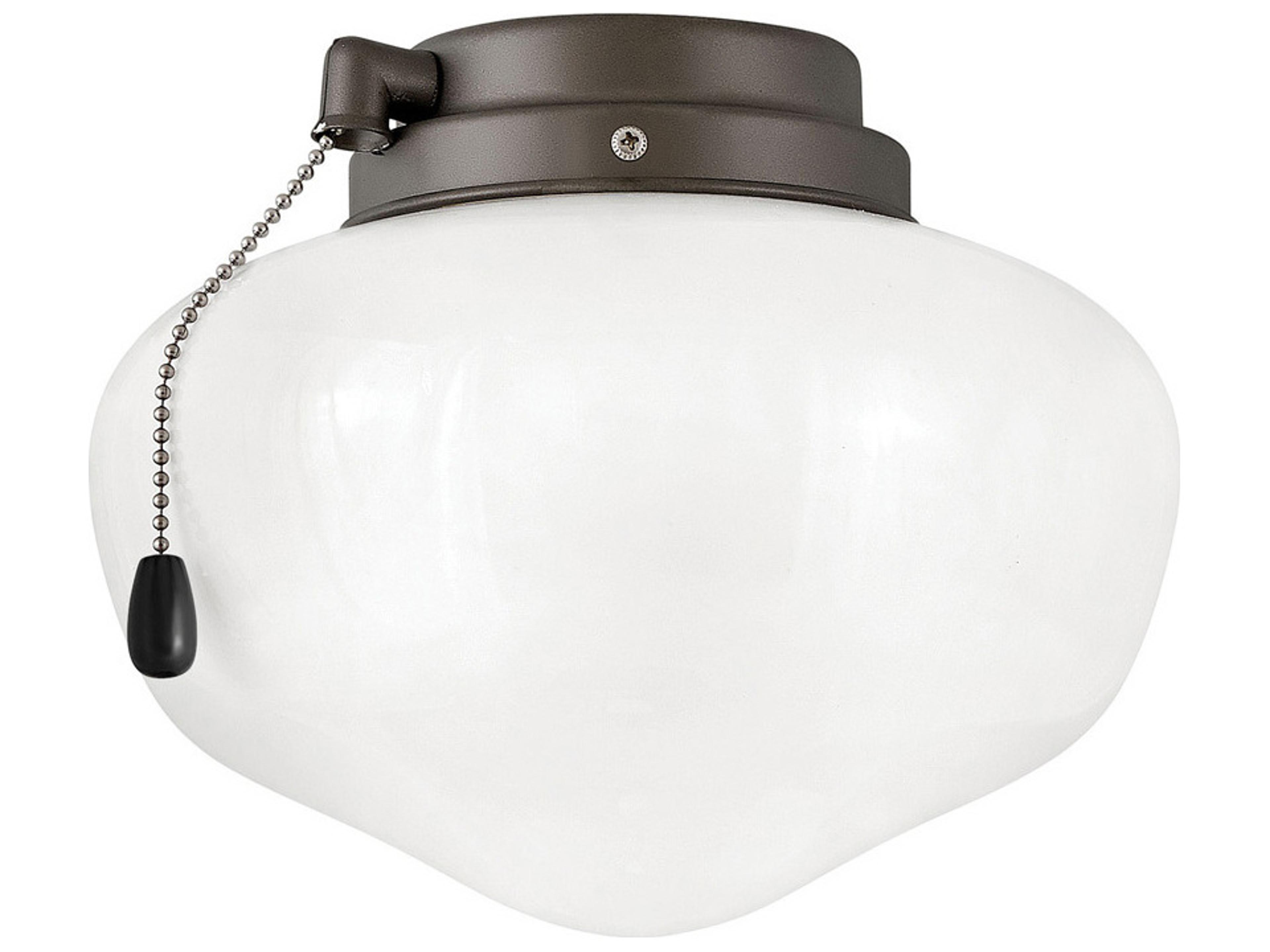 Metallic Matte Bronze Schoolhouse Light Kit