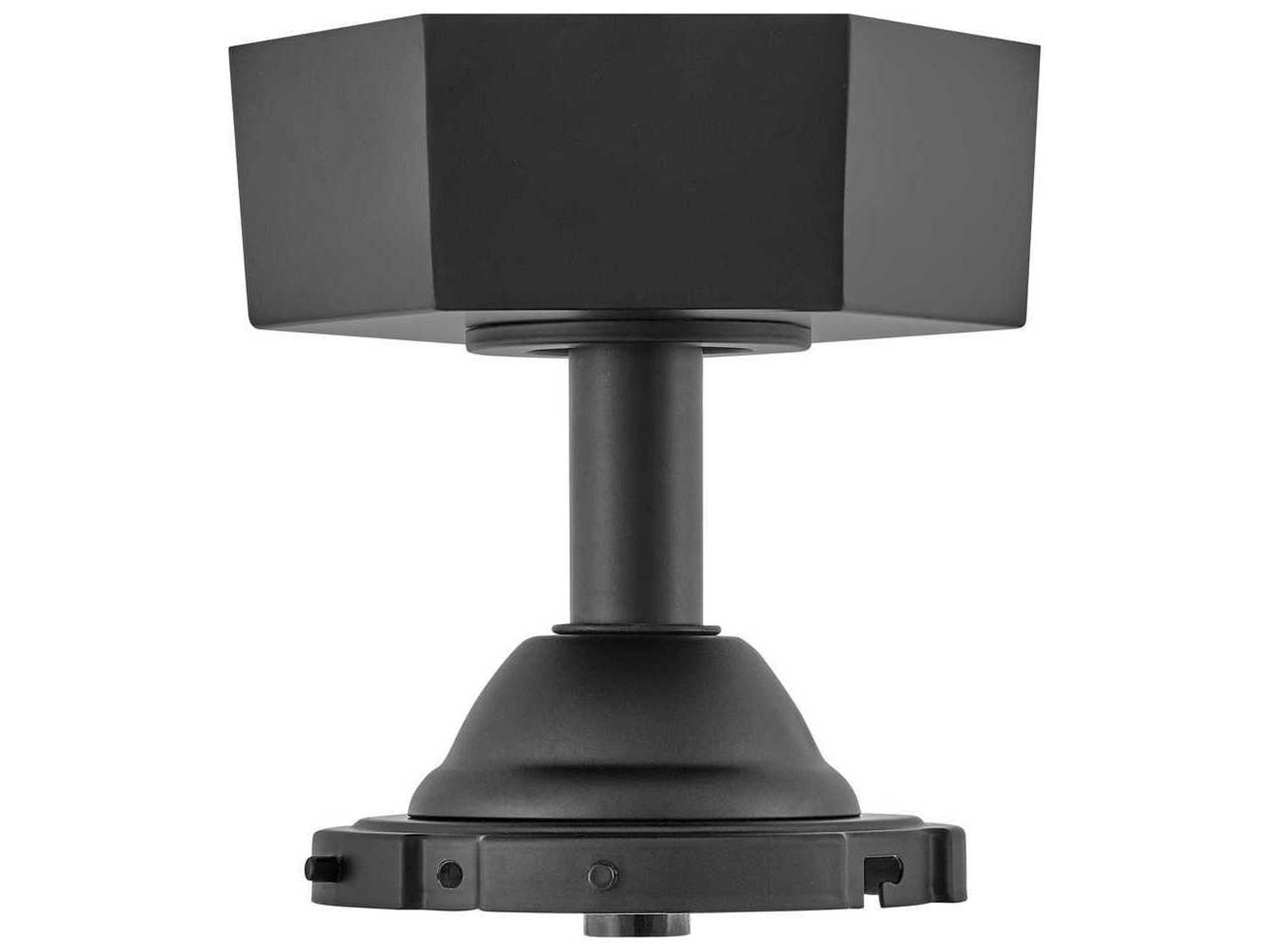 Facet Matte Black Downrod Kit