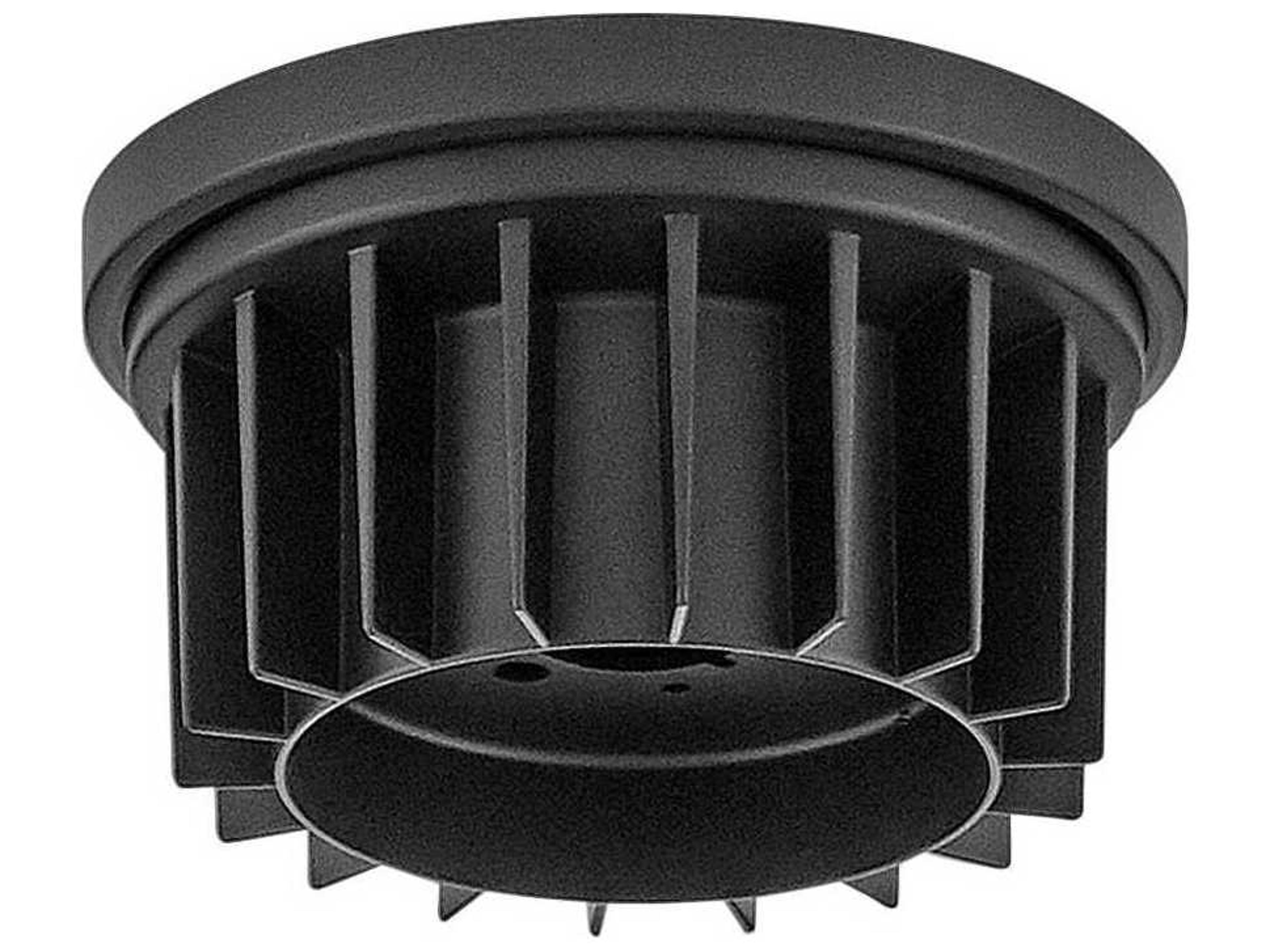 Draftsman Matte Black Flush Mount Kit