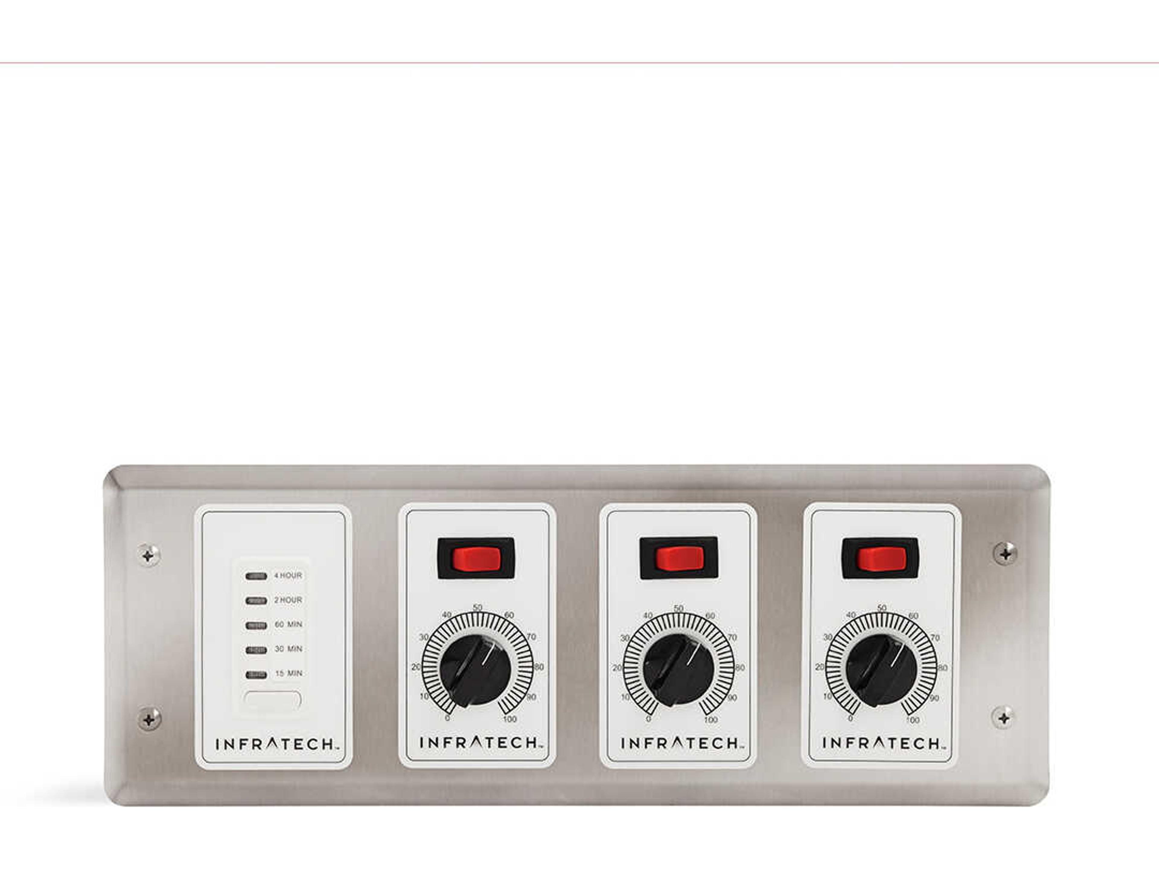 Solid State Steel Gray 3 Zone Analog Control with Digital Time