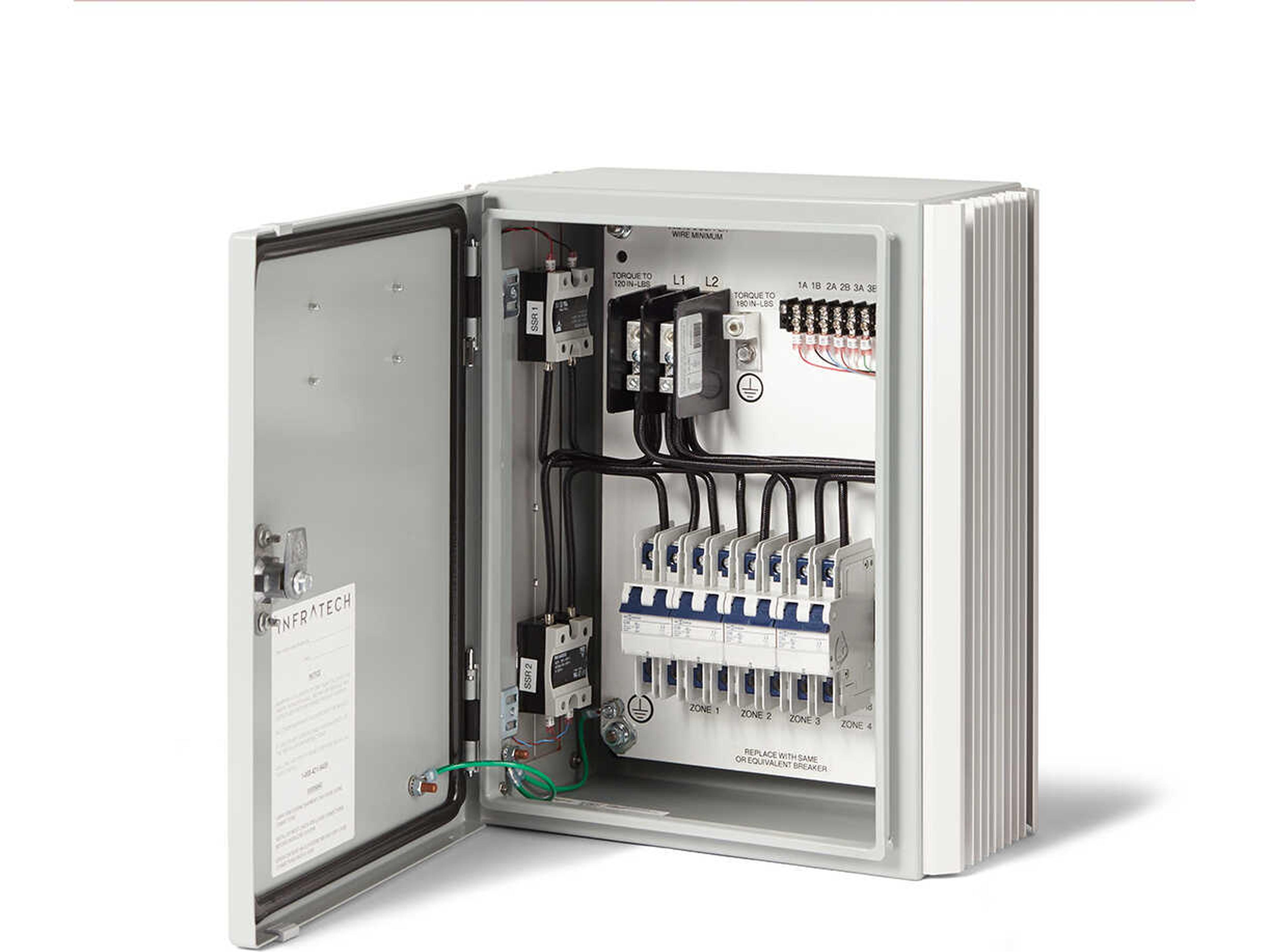 Solid State Steel Gray 3 Relay Panel Requires Analog Control