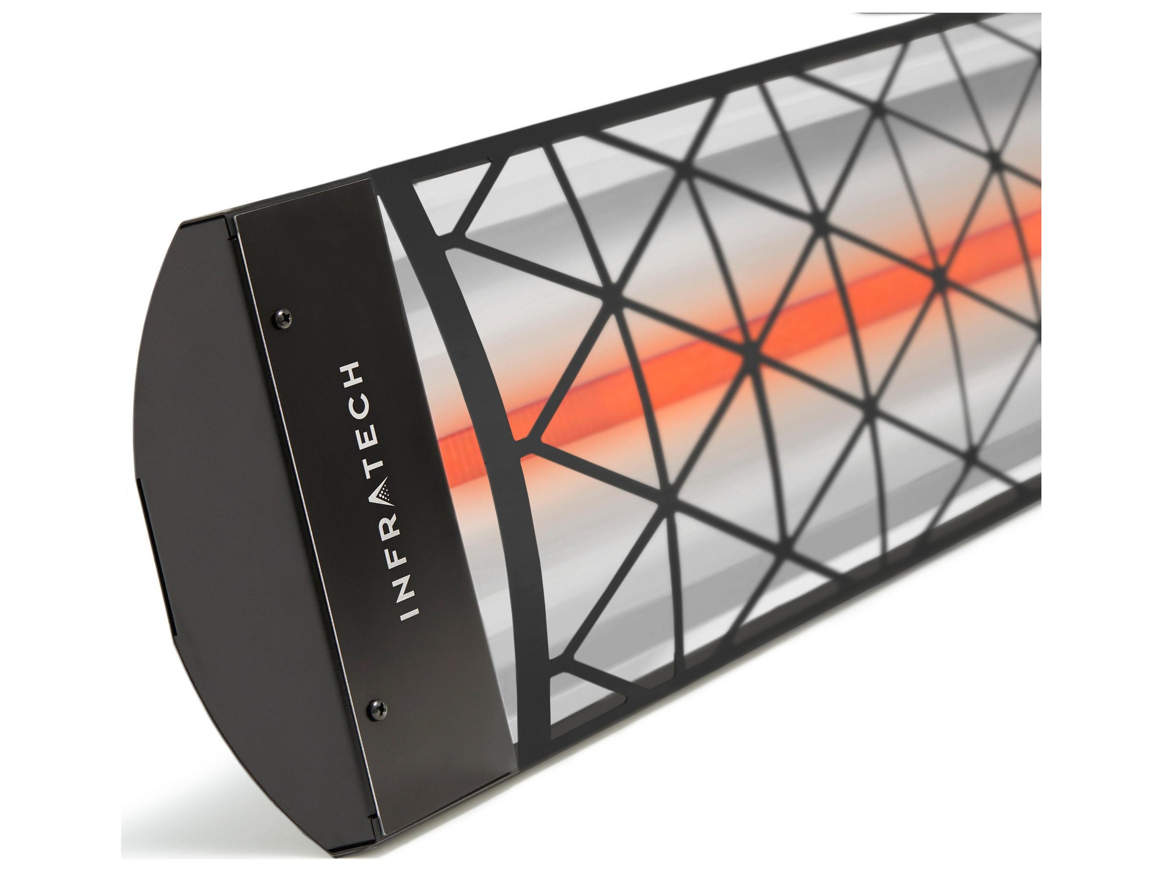 Infratech Motif Contemporary Black Patio Heater2000W 480V 4.17 Amps