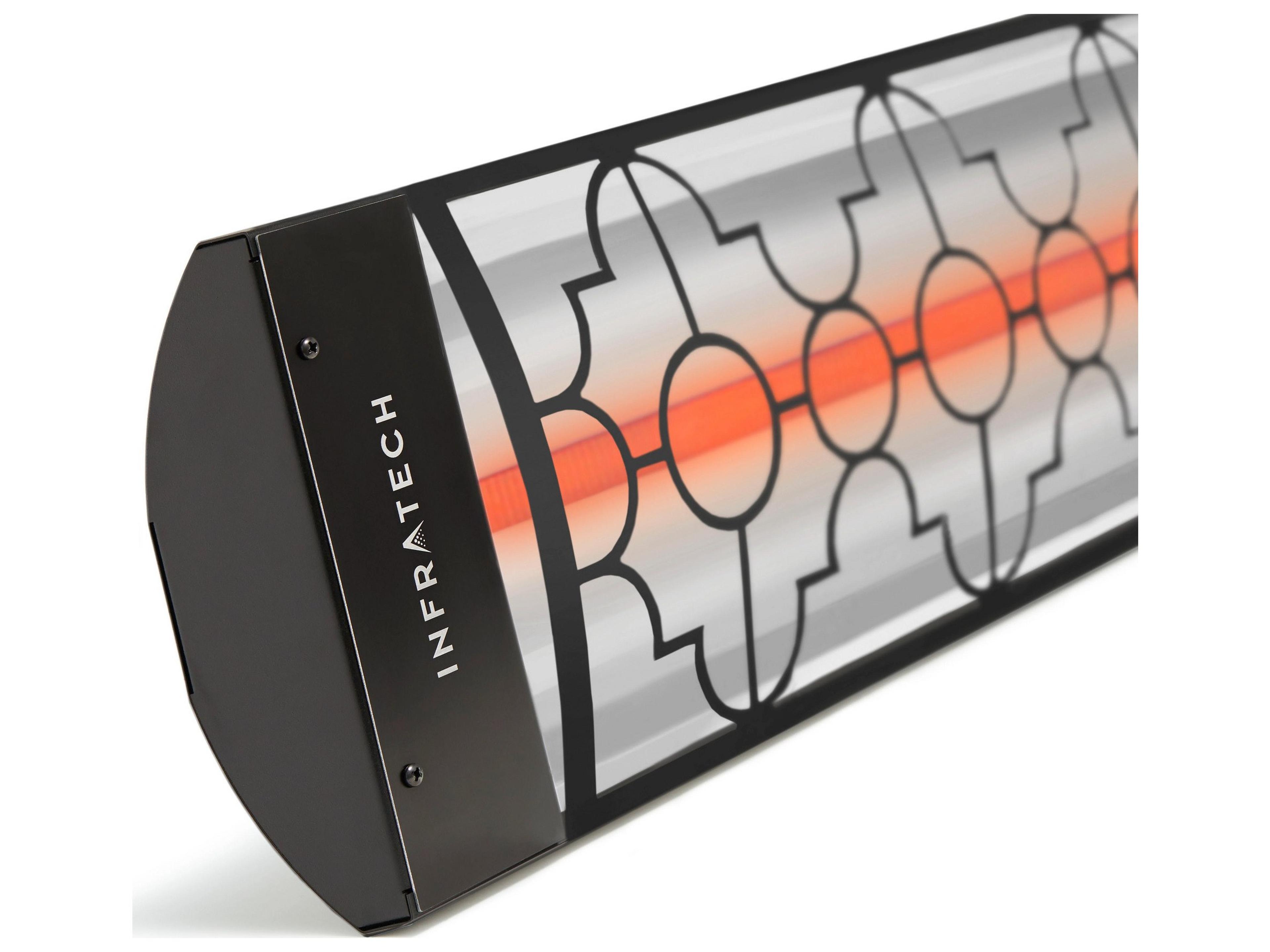Infratech Motif Mediterranean Black Patio Heater2600W 277V 9.39 Amps