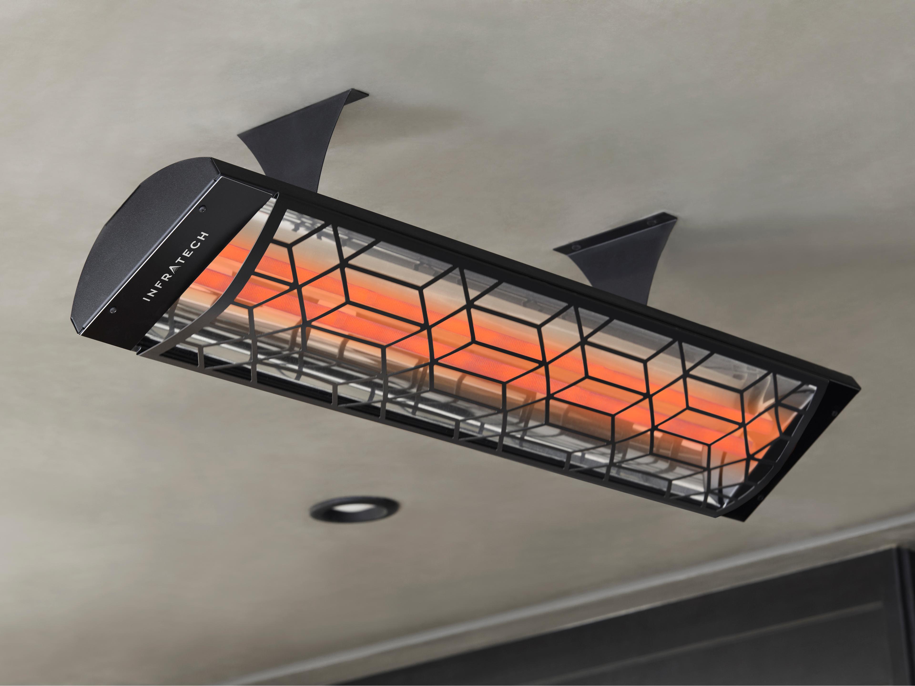 Infratech Motif Dual Element Stainless Steel Patio Heater 39 Inches Wide 4000 Watt 240 Volt Craftsman