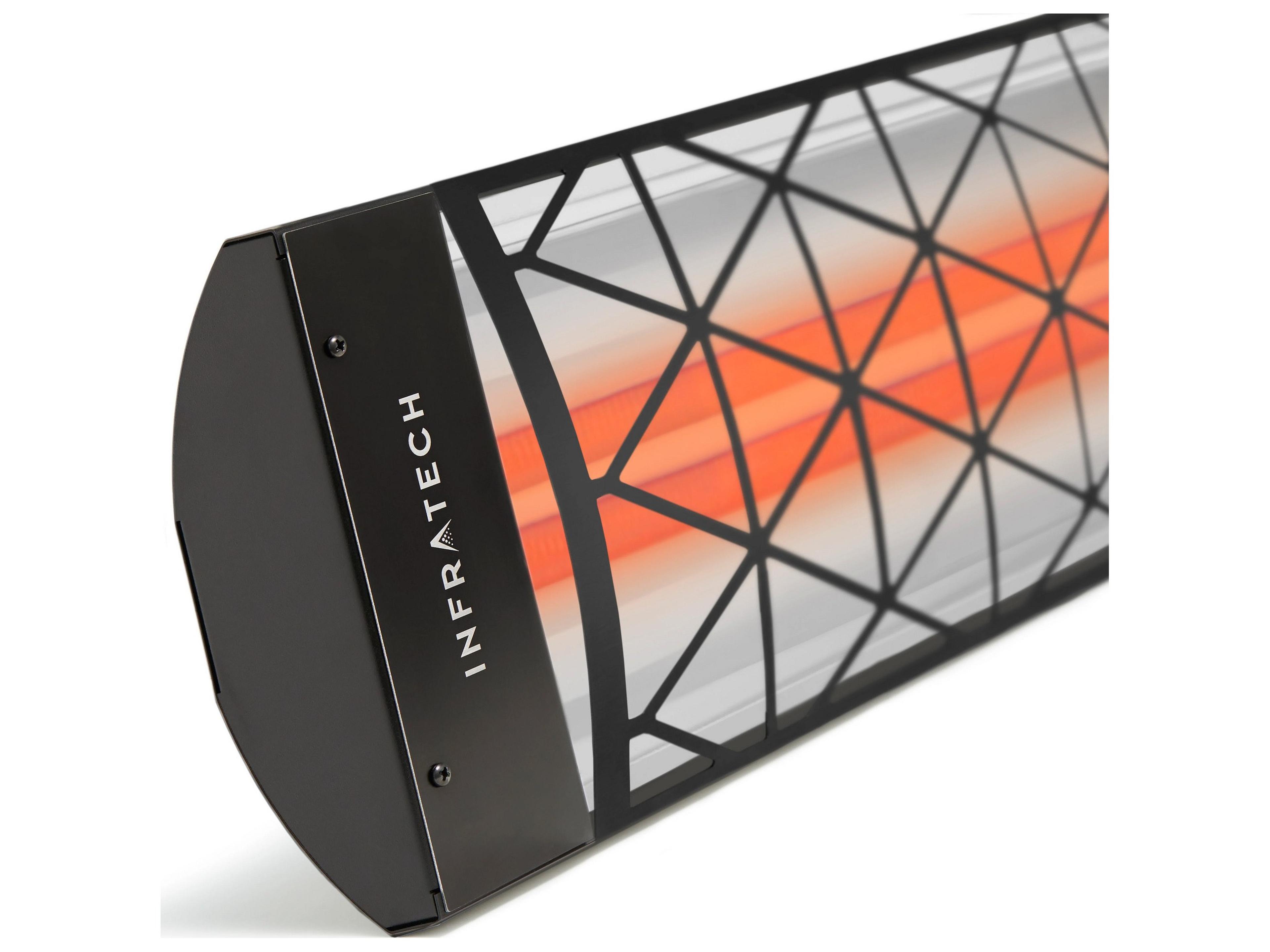 Infratech Motif Contemporary Black Patio Heater4000W 277V 14.44 Amps