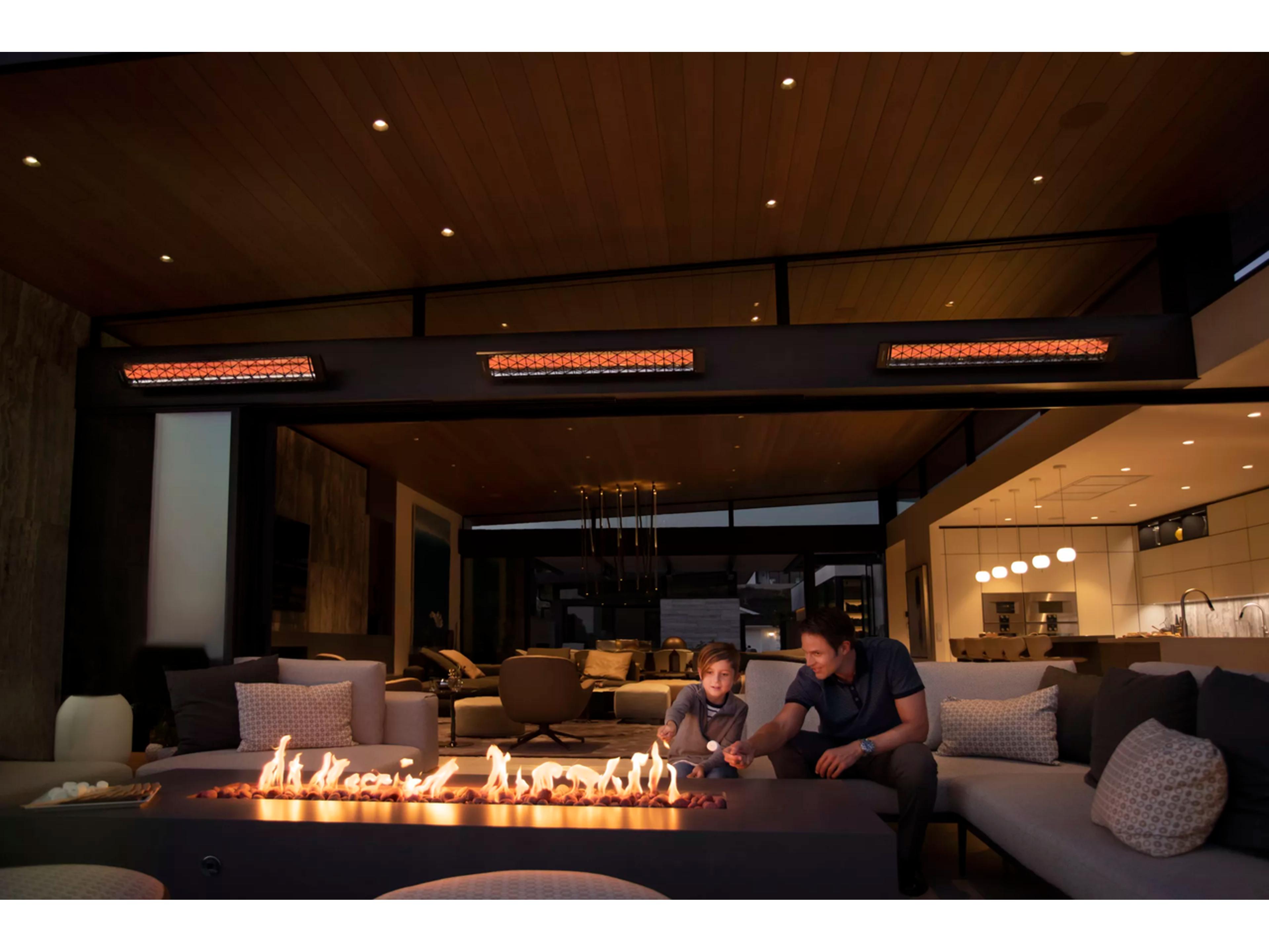 Infratech CD Series Dual Element Stainless Steel 48' ' Wide 5200 Watts 240 Volt 21.67 AMPS