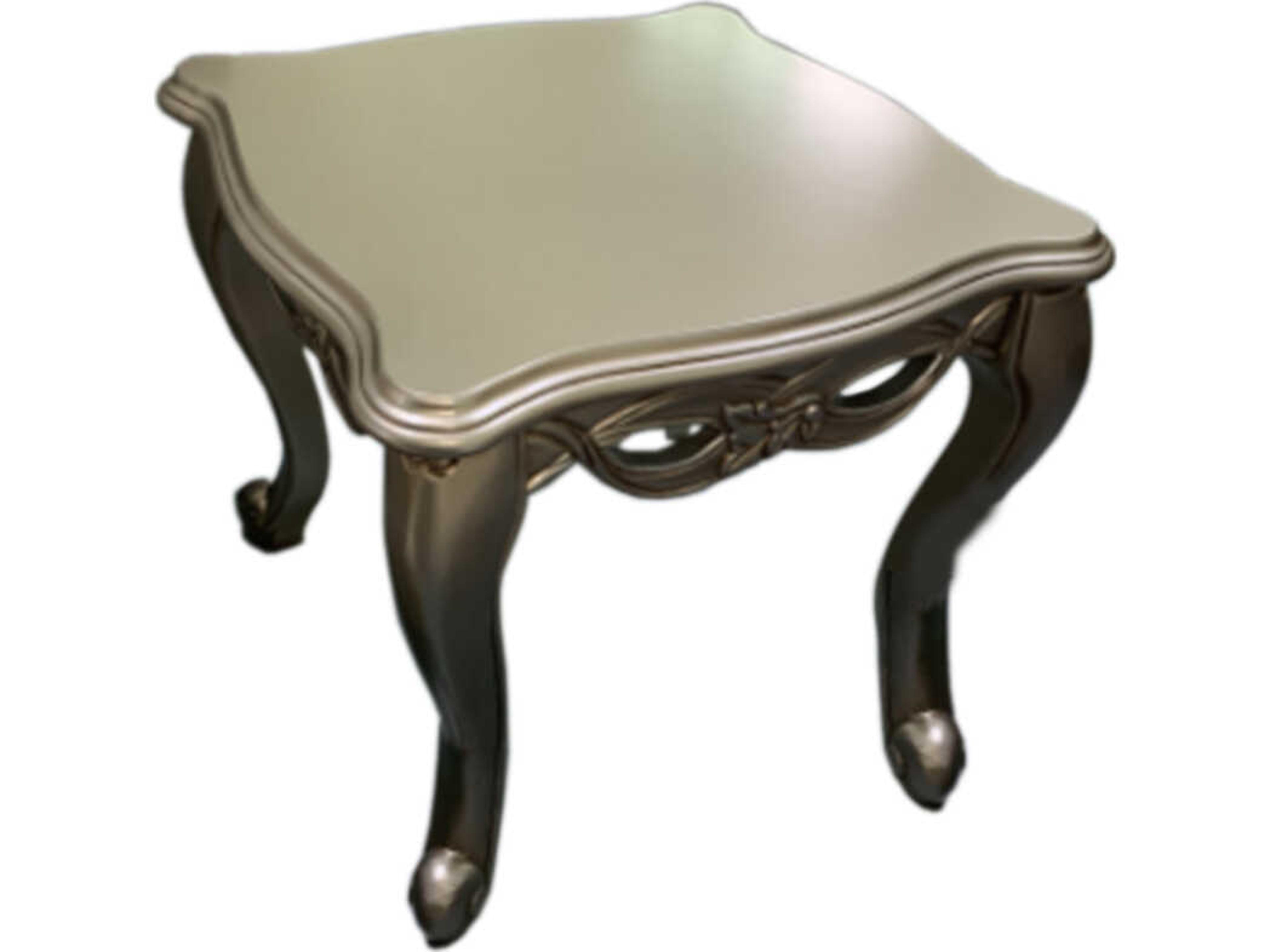 008 Square Wood End Table