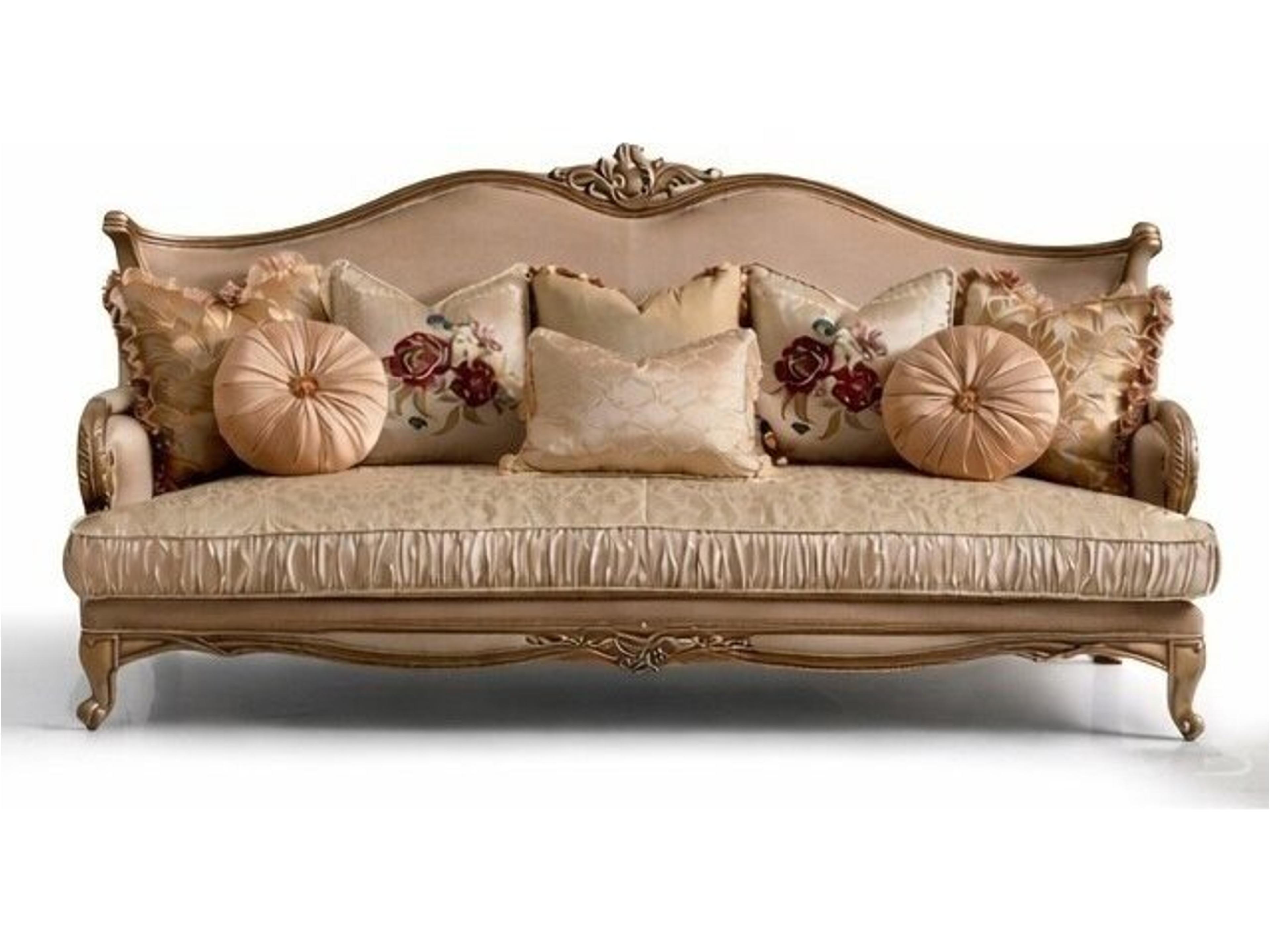 008 Beige Upholstered Sofa