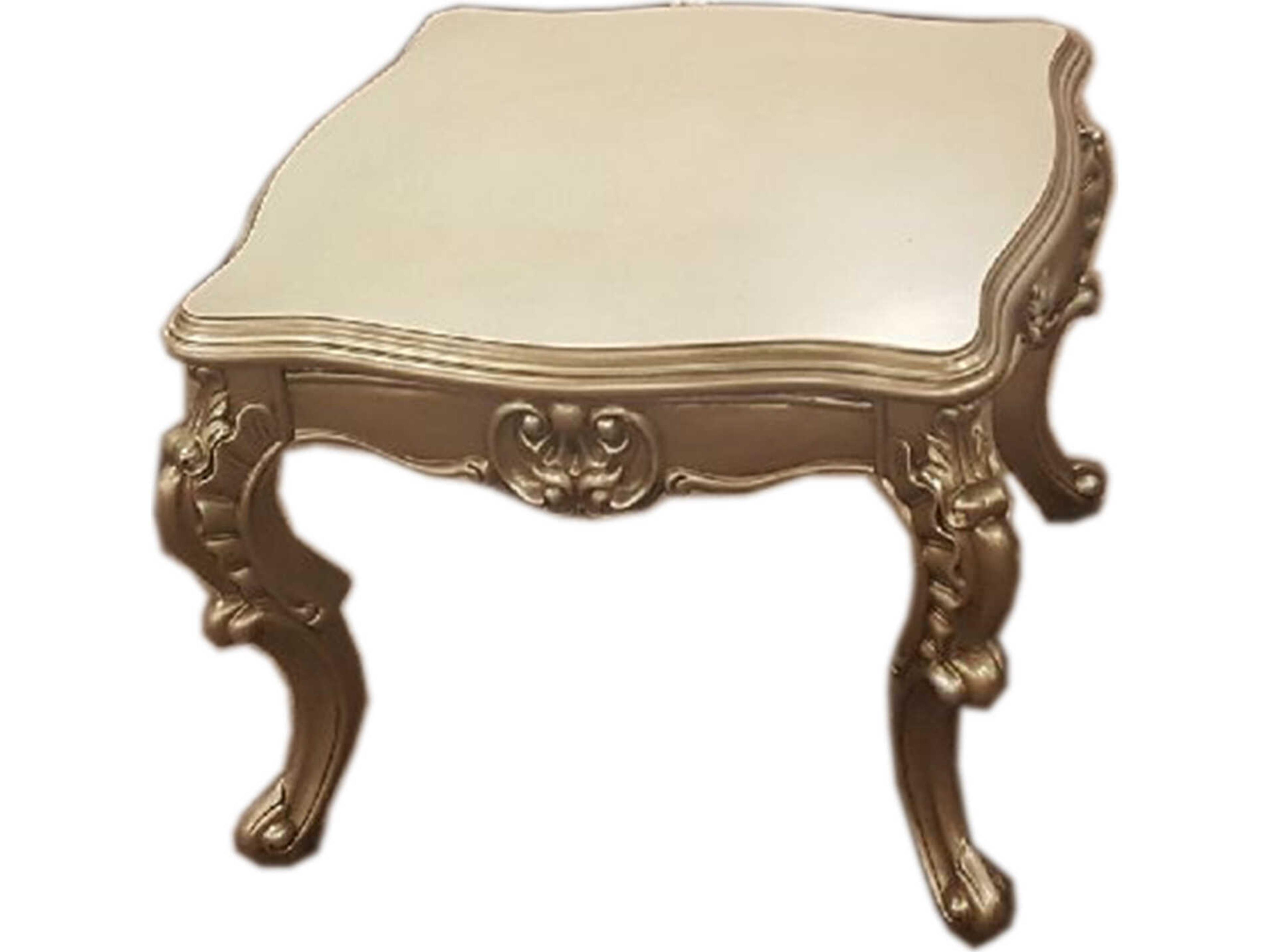 609 Square Fabric End Table