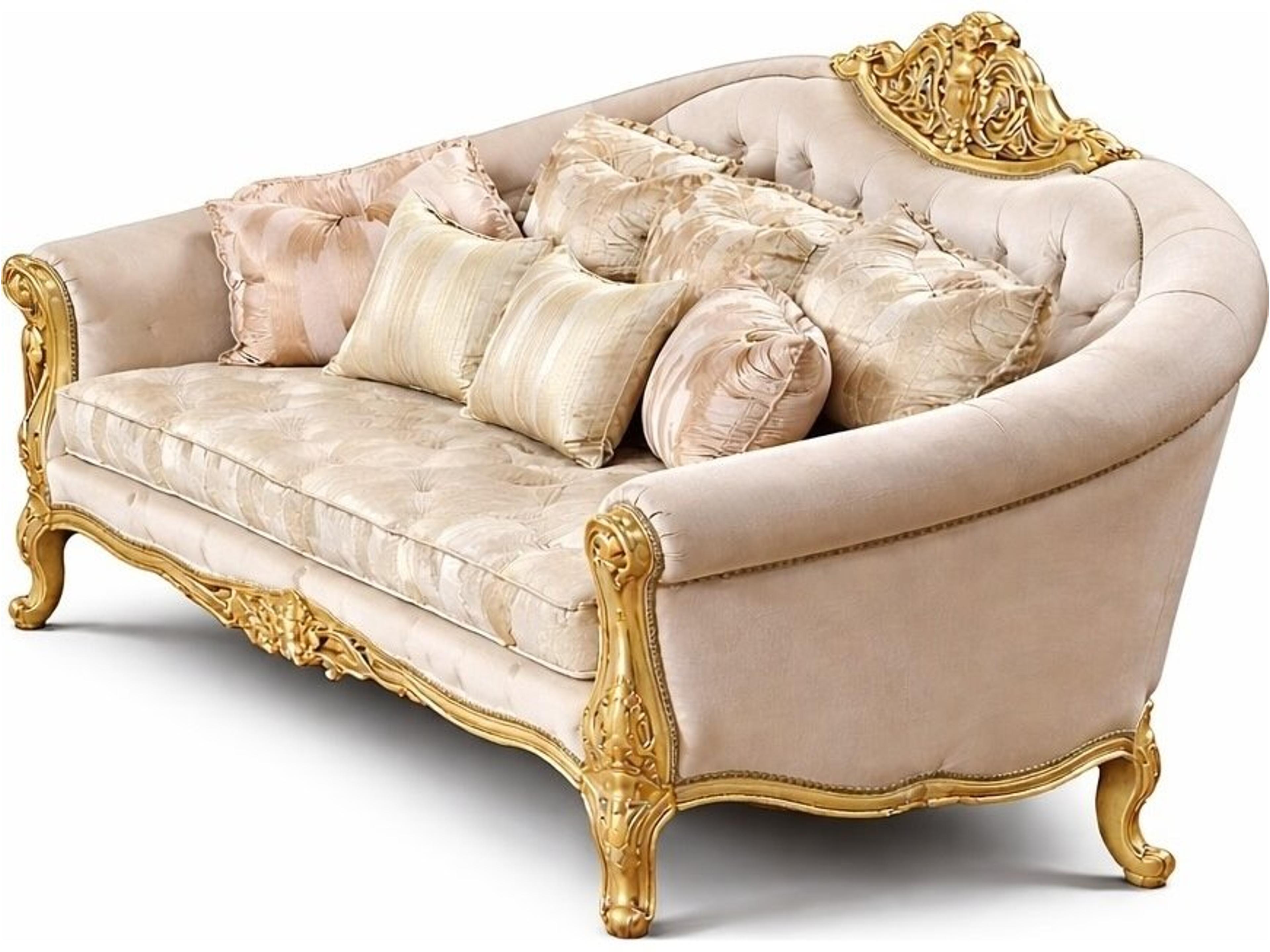 632 Cream Velvet Upholstered Loveseat