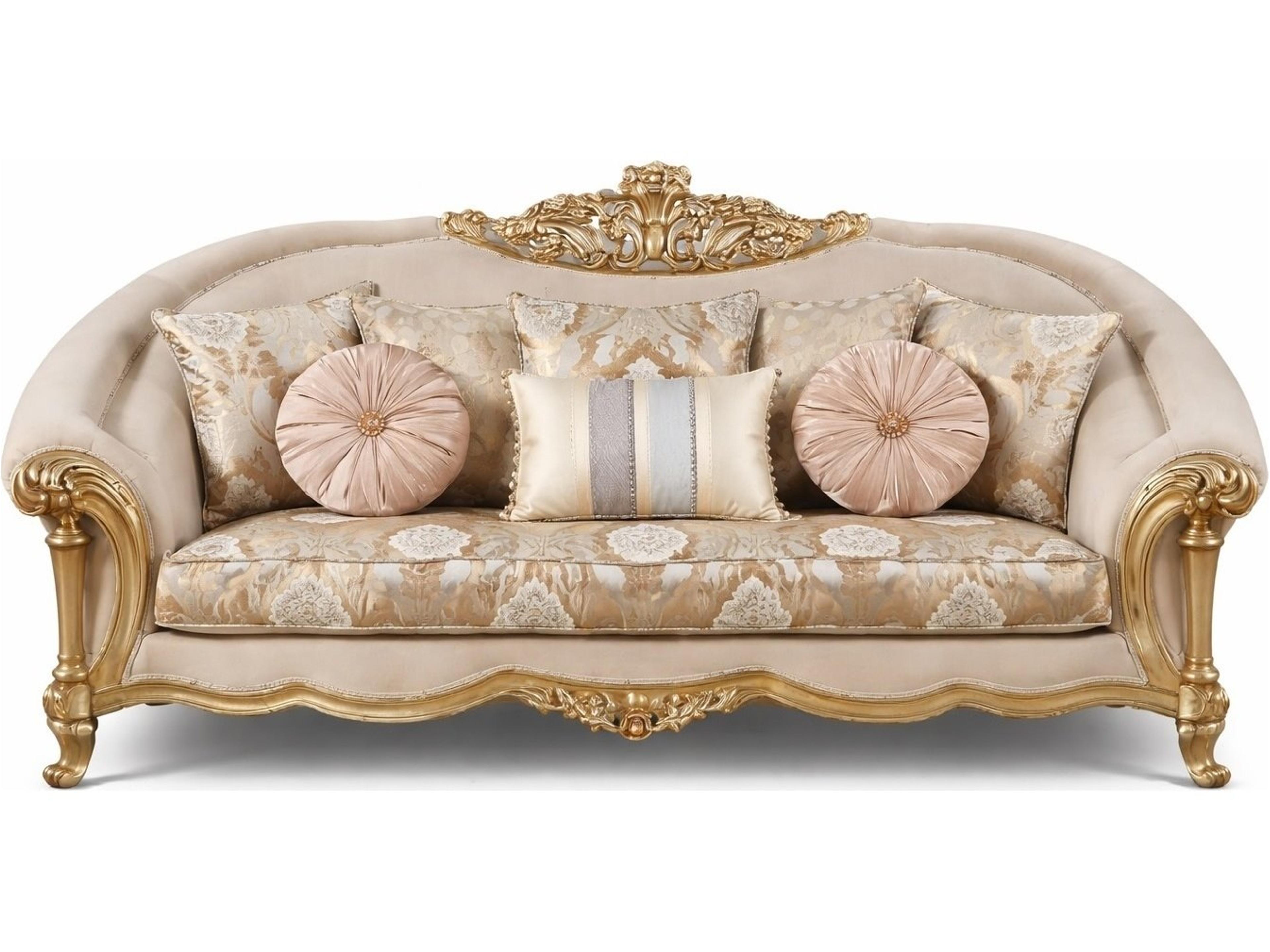 632 Cream Upholstered Sofa
