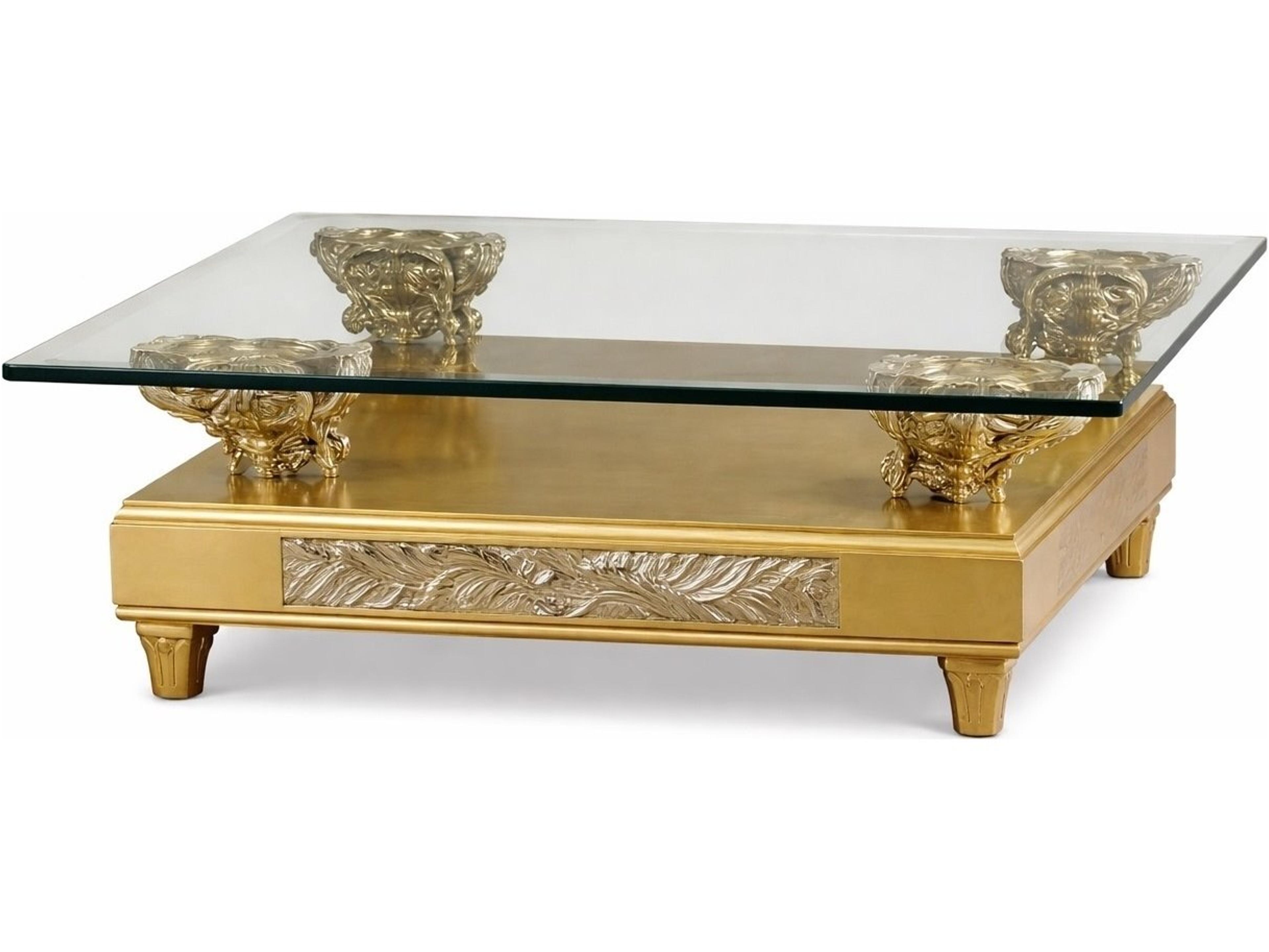 A-37 Rectangular Glass Coffee Table