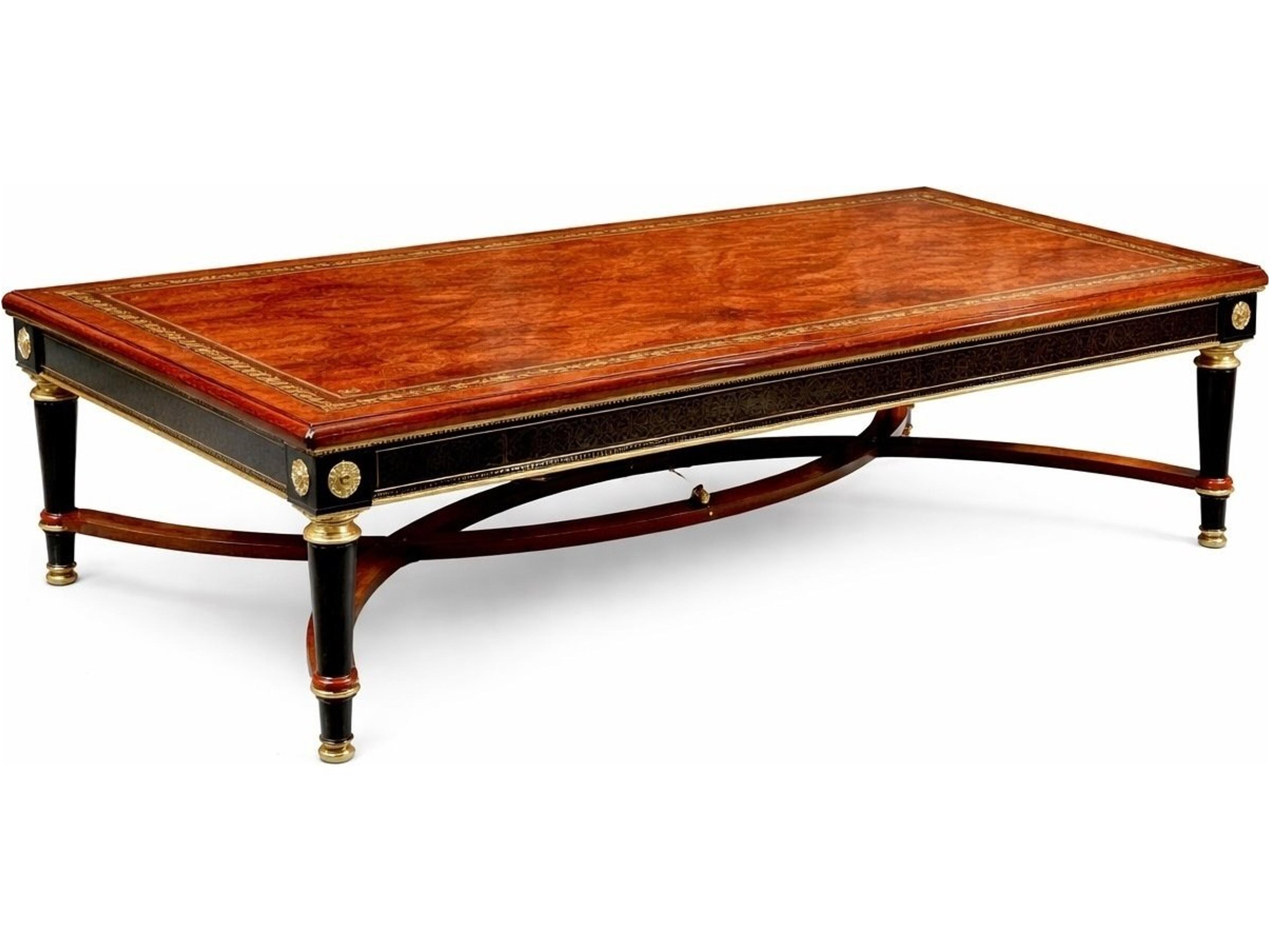 E-10 Rectangular Wood Coffee Table