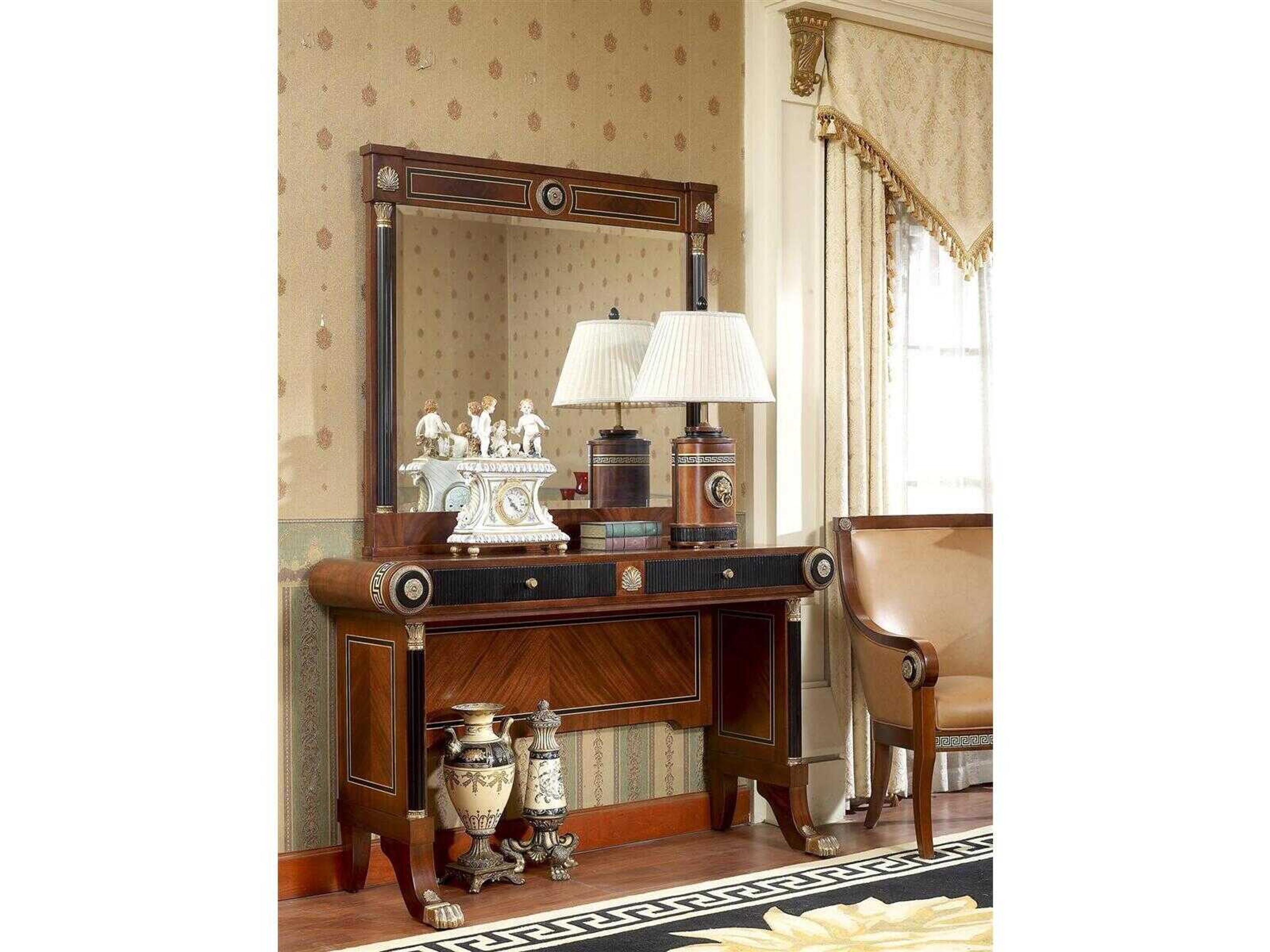 E-10 Rectangular Wood Console Table