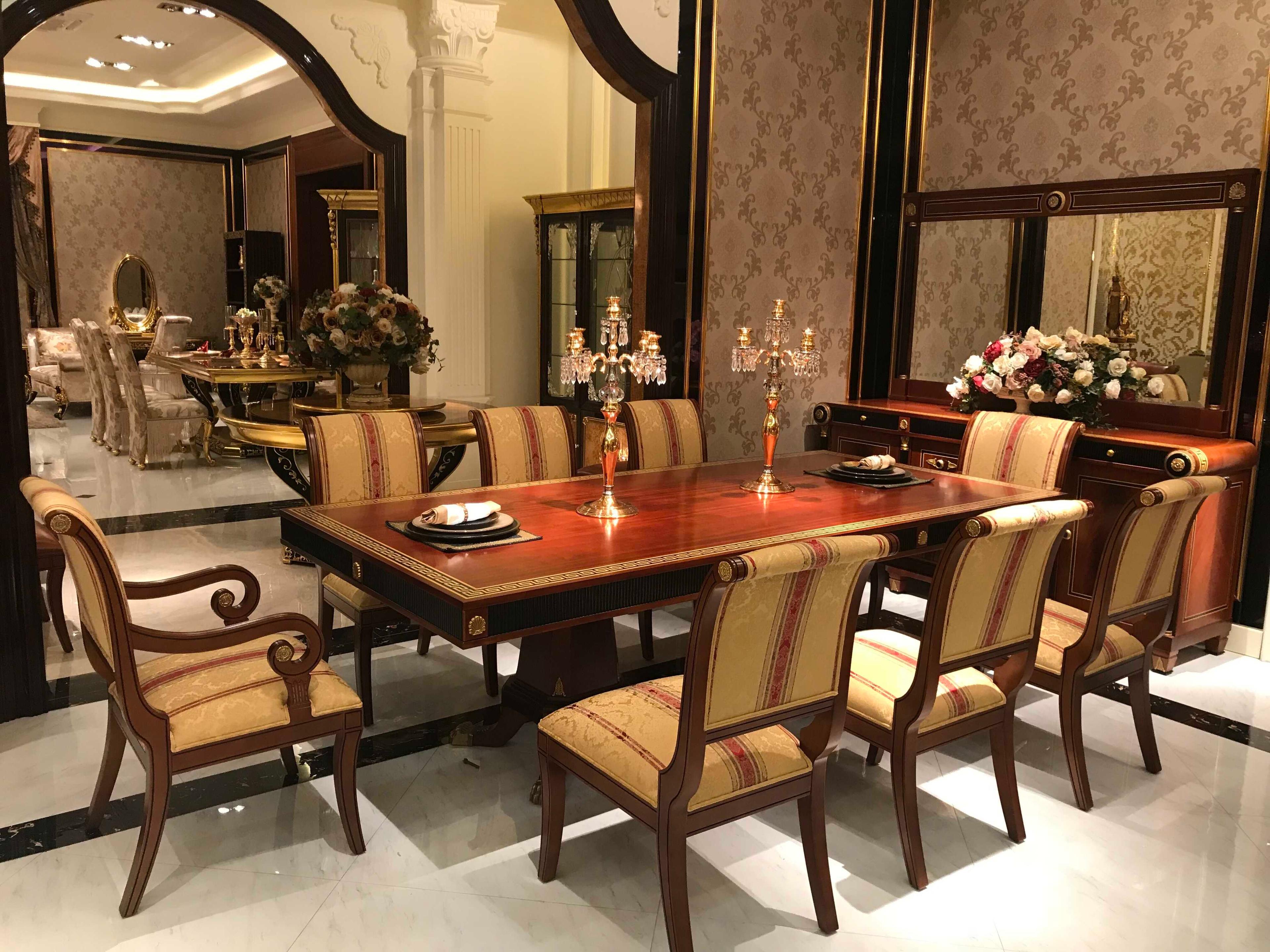 Infinity Furniture Import E-10 Rectangular Wood Dining Table