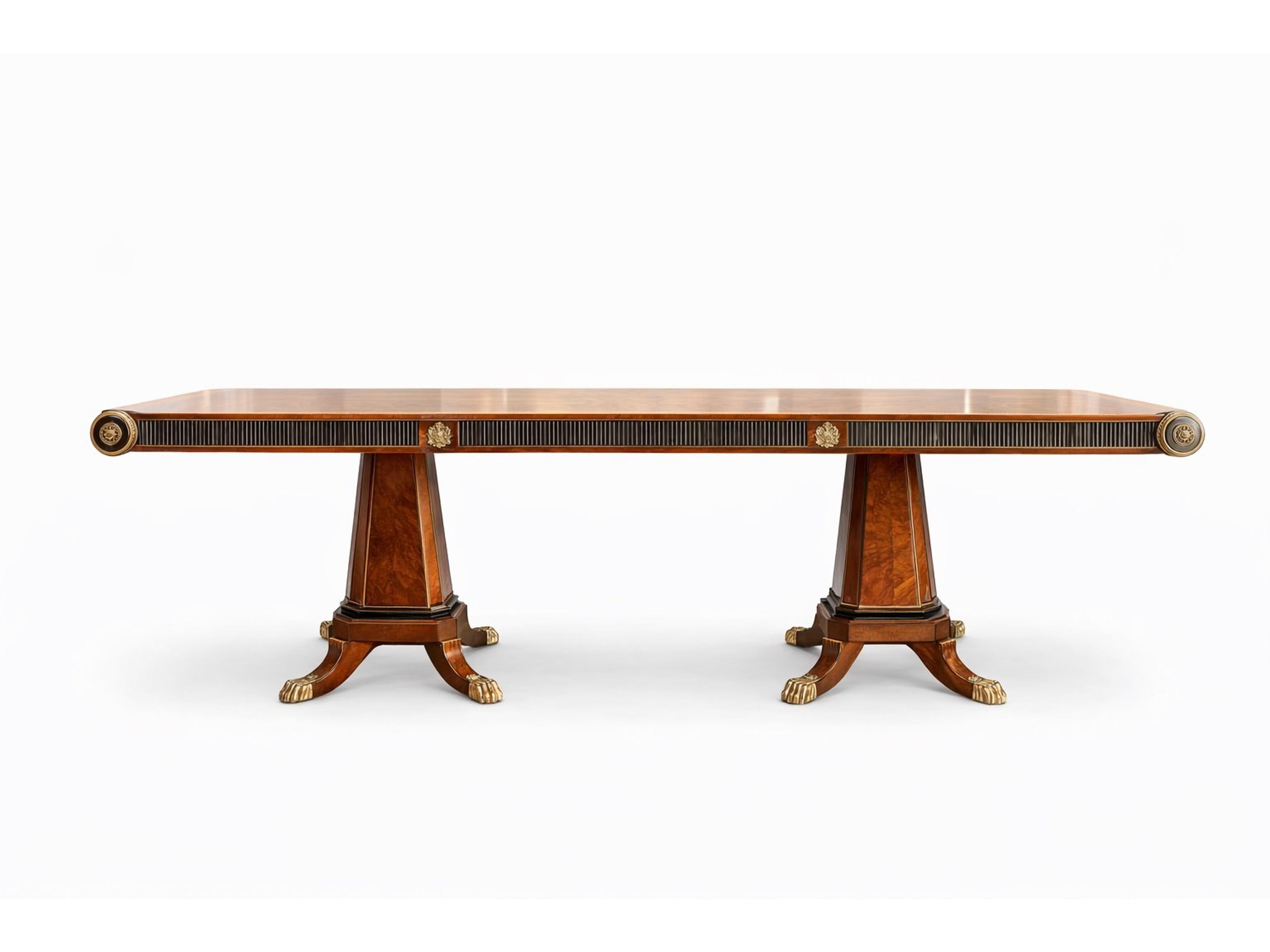 E-10 Rectangular Wood Dining Table