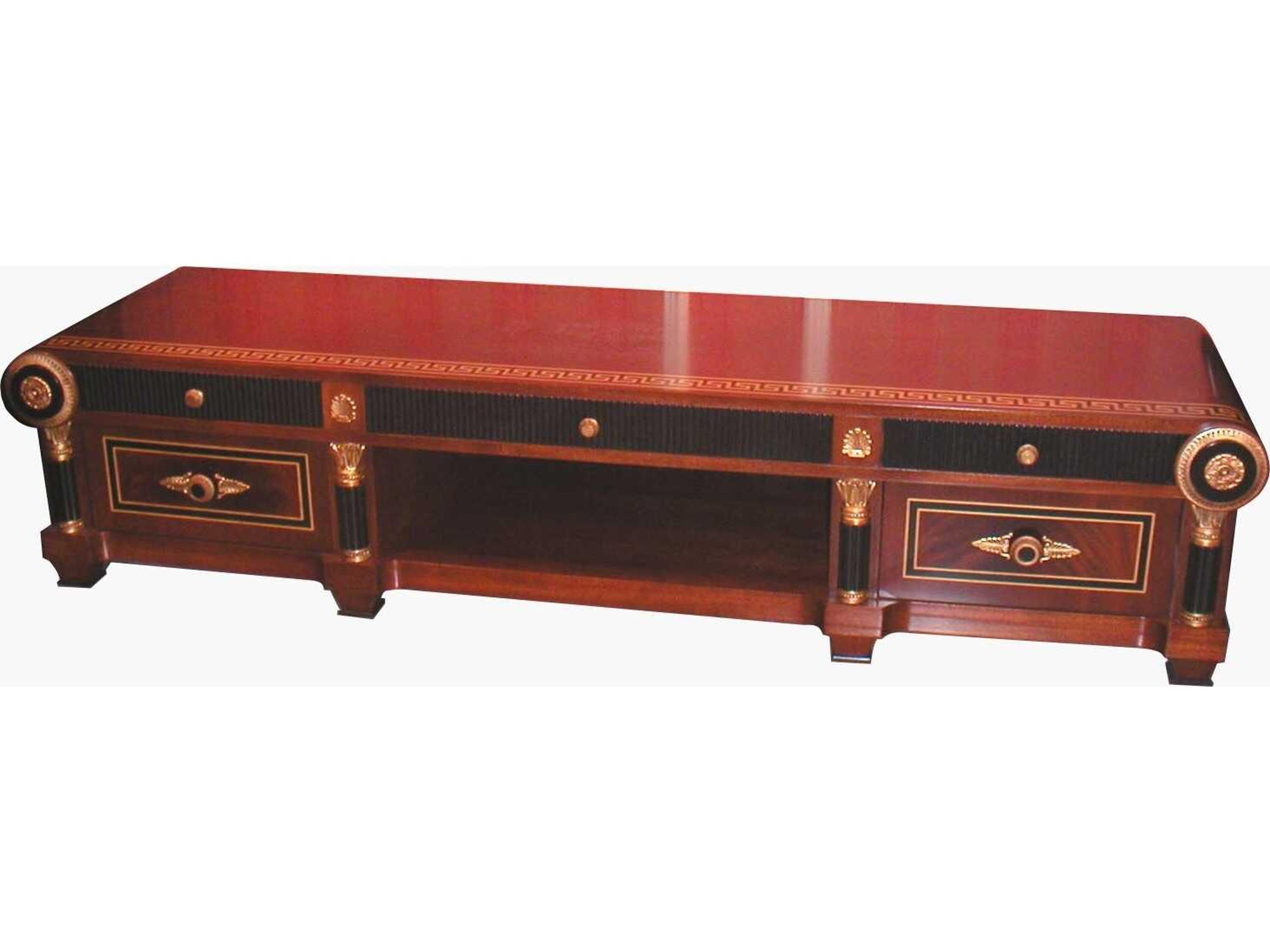 E-10 75" Solid Wood Media Console