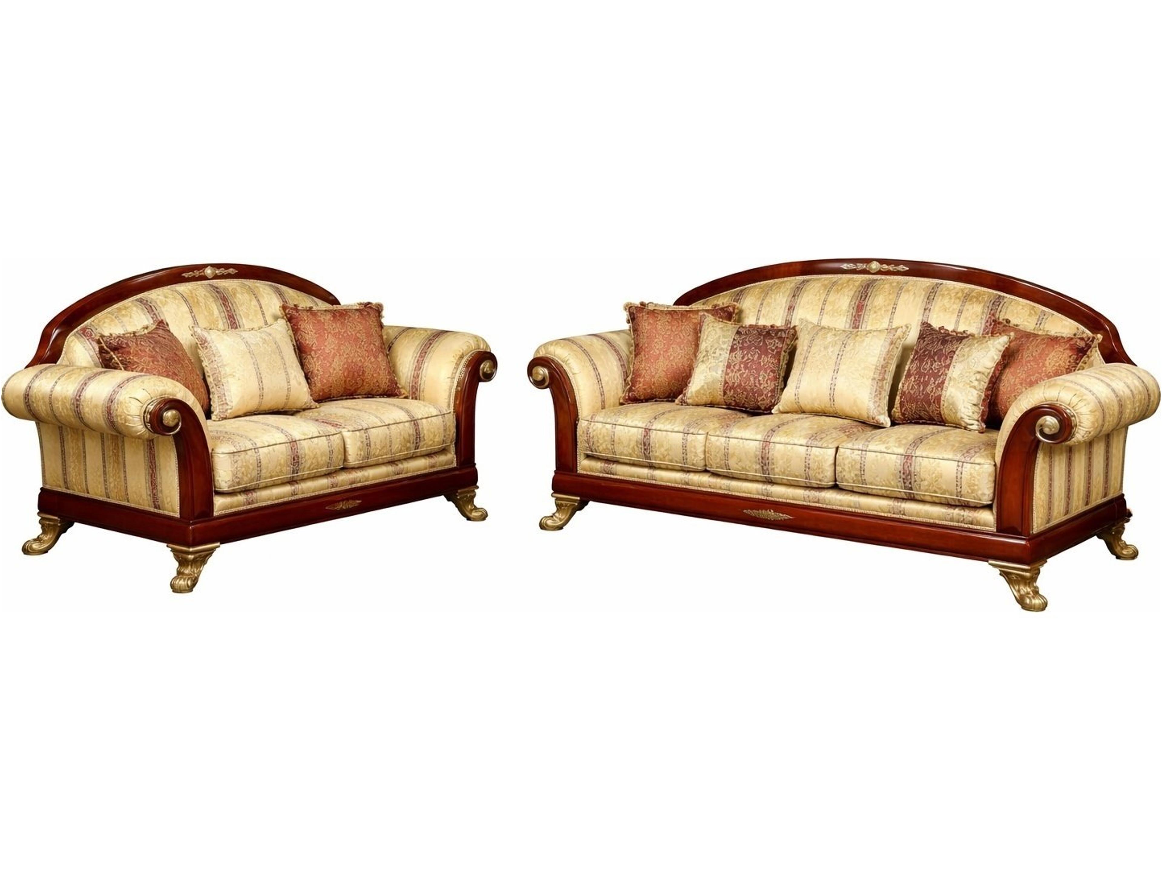 E-10 Beige Upholstered Sofa