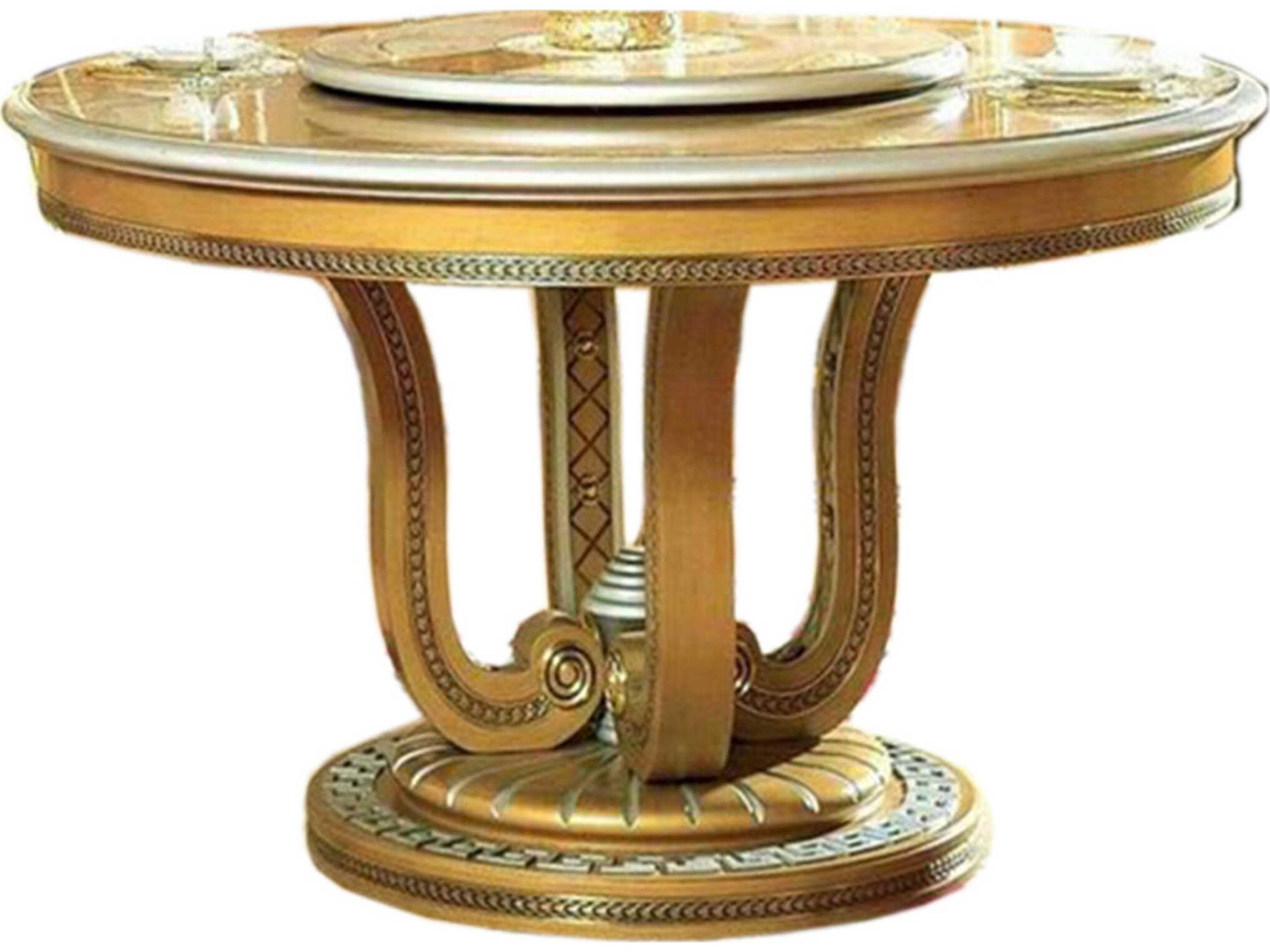 E-16 Round Wood Dining Table