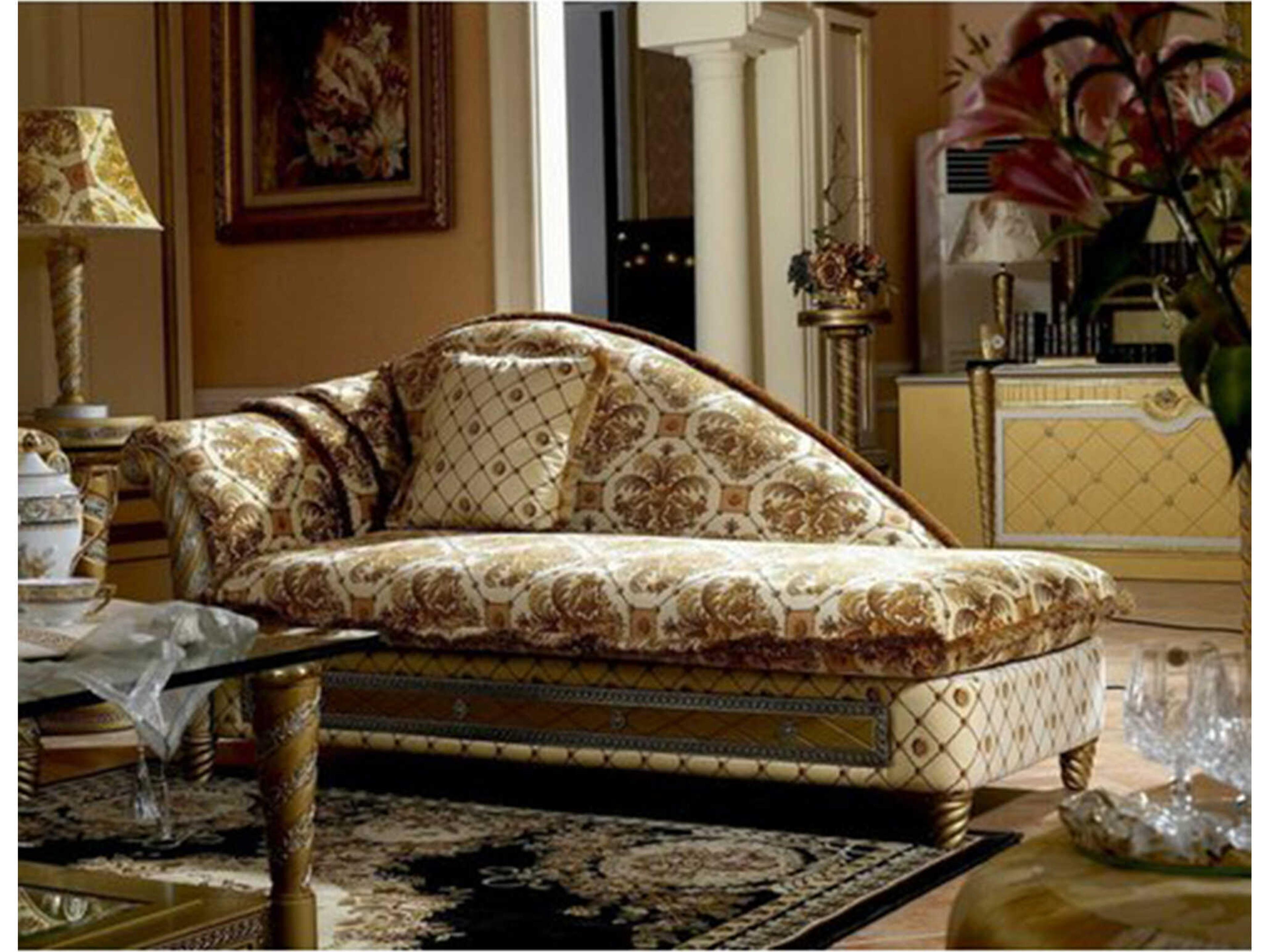 Infinity Furniture Import E-16 Brown Upholstered Chaise
