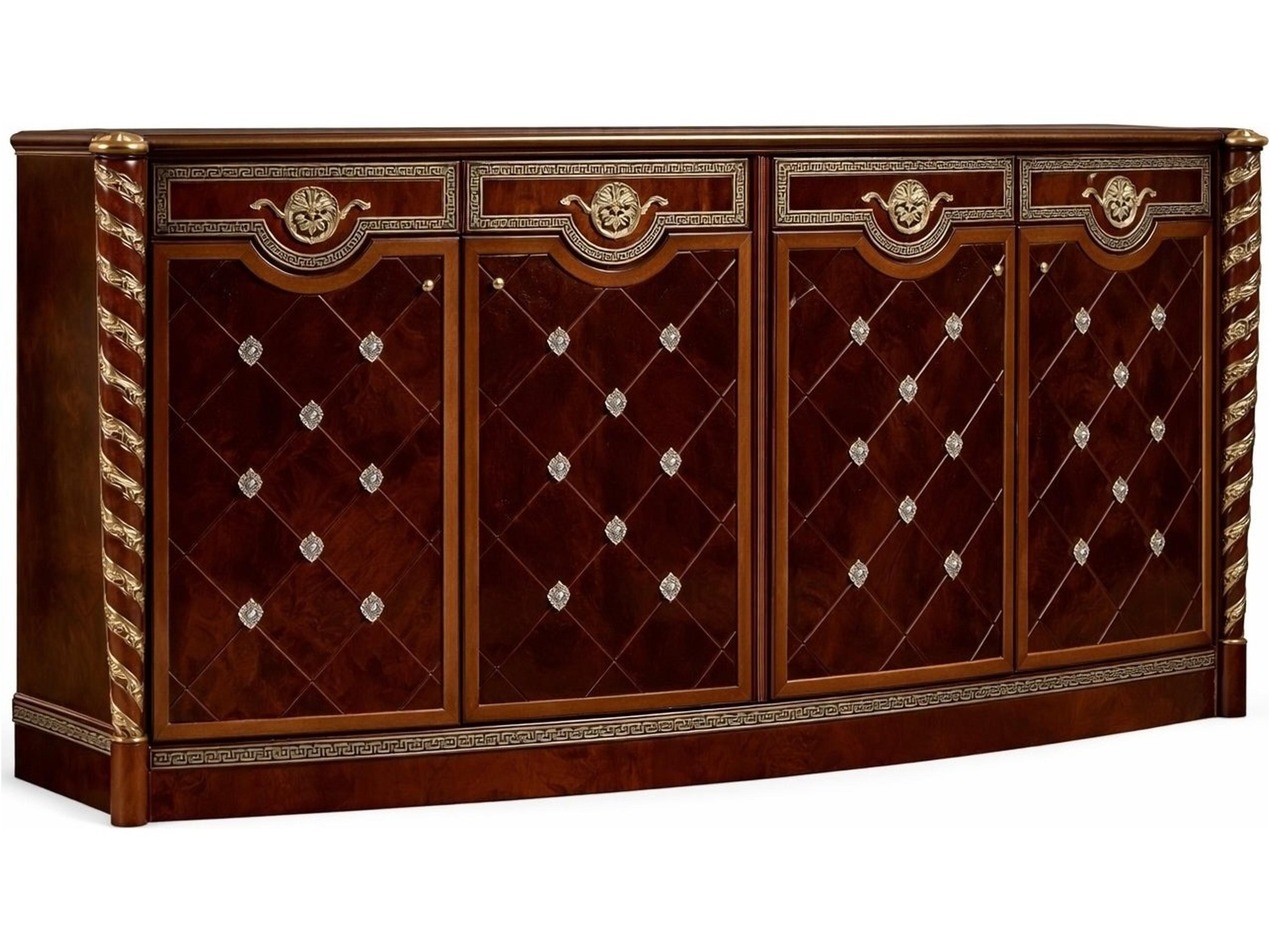 E-16 84" Walnut Wood Sideboard