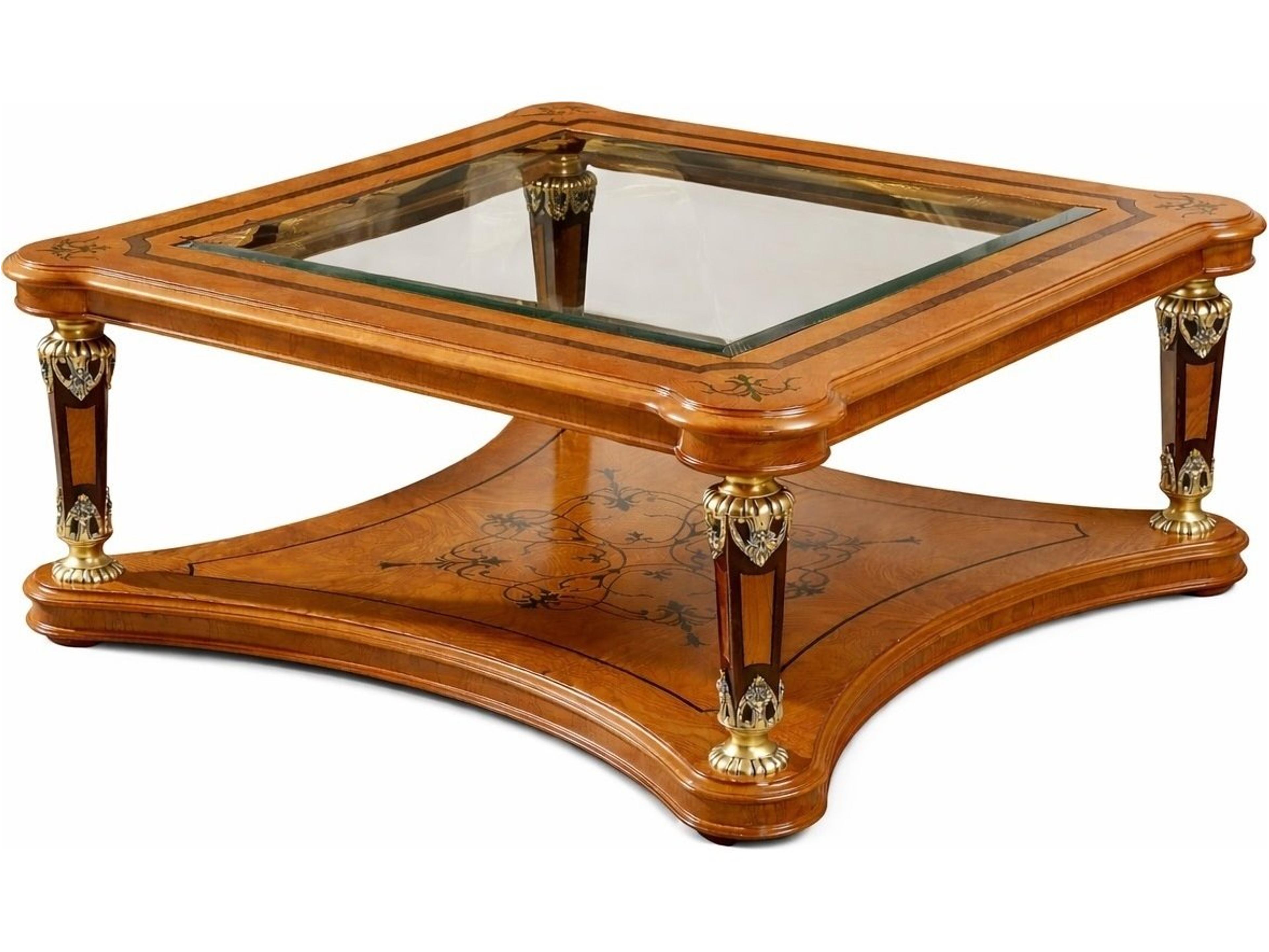 E-29 Square Wood Coffee Table