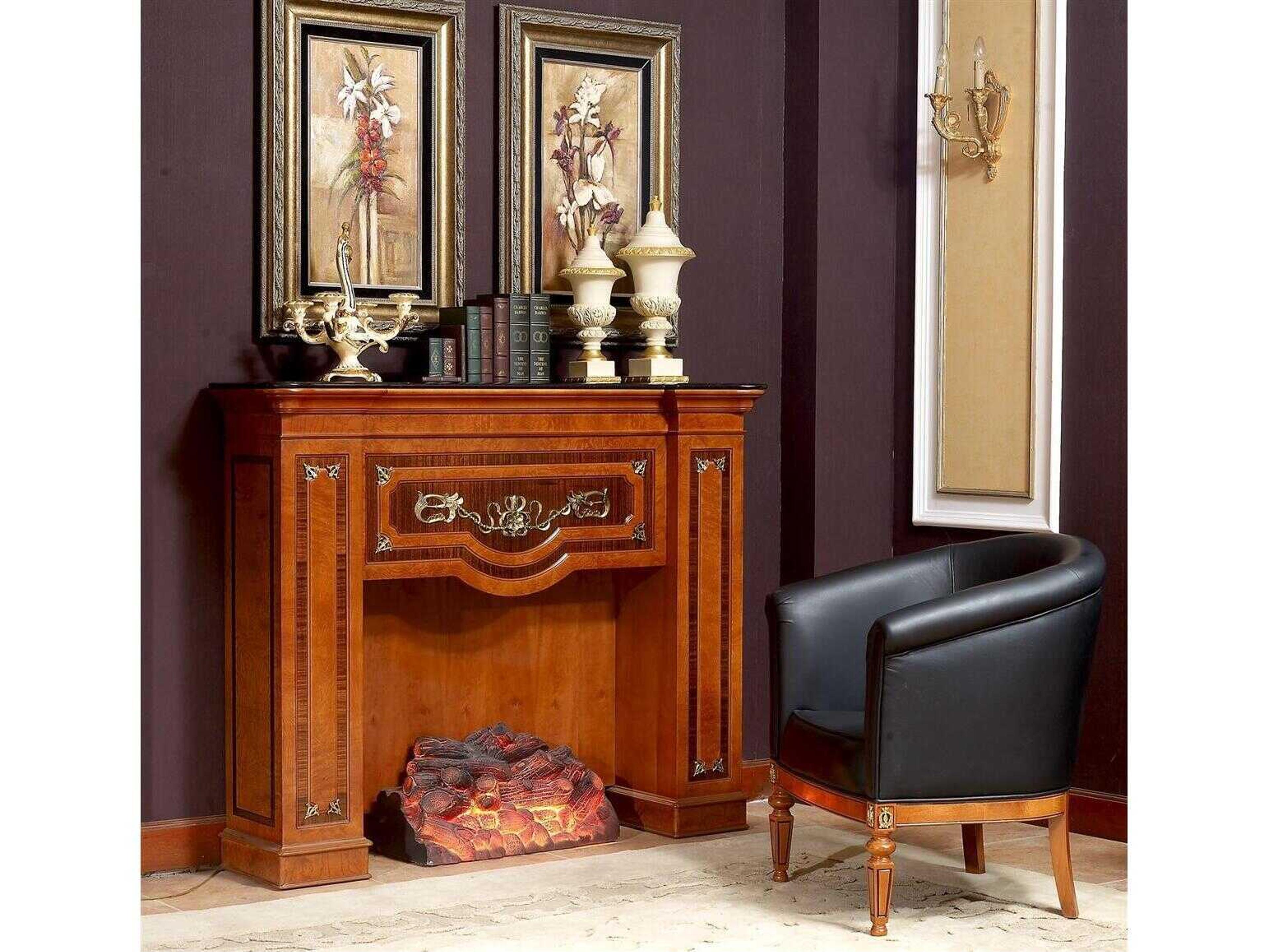 Infinity Furniture Import E-29 Black Leather Accent Chair