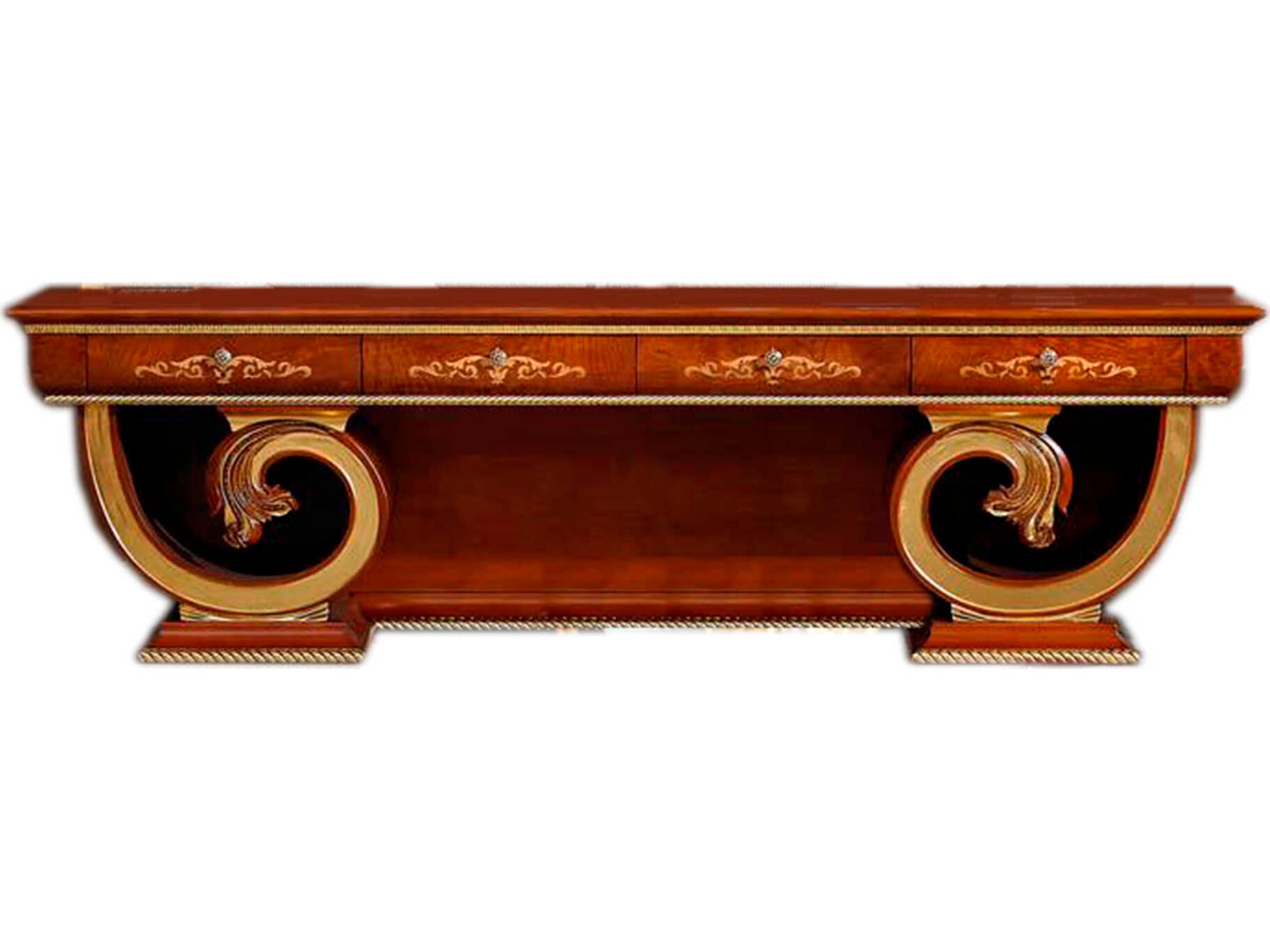 E-38 86" Hardwood Media Console