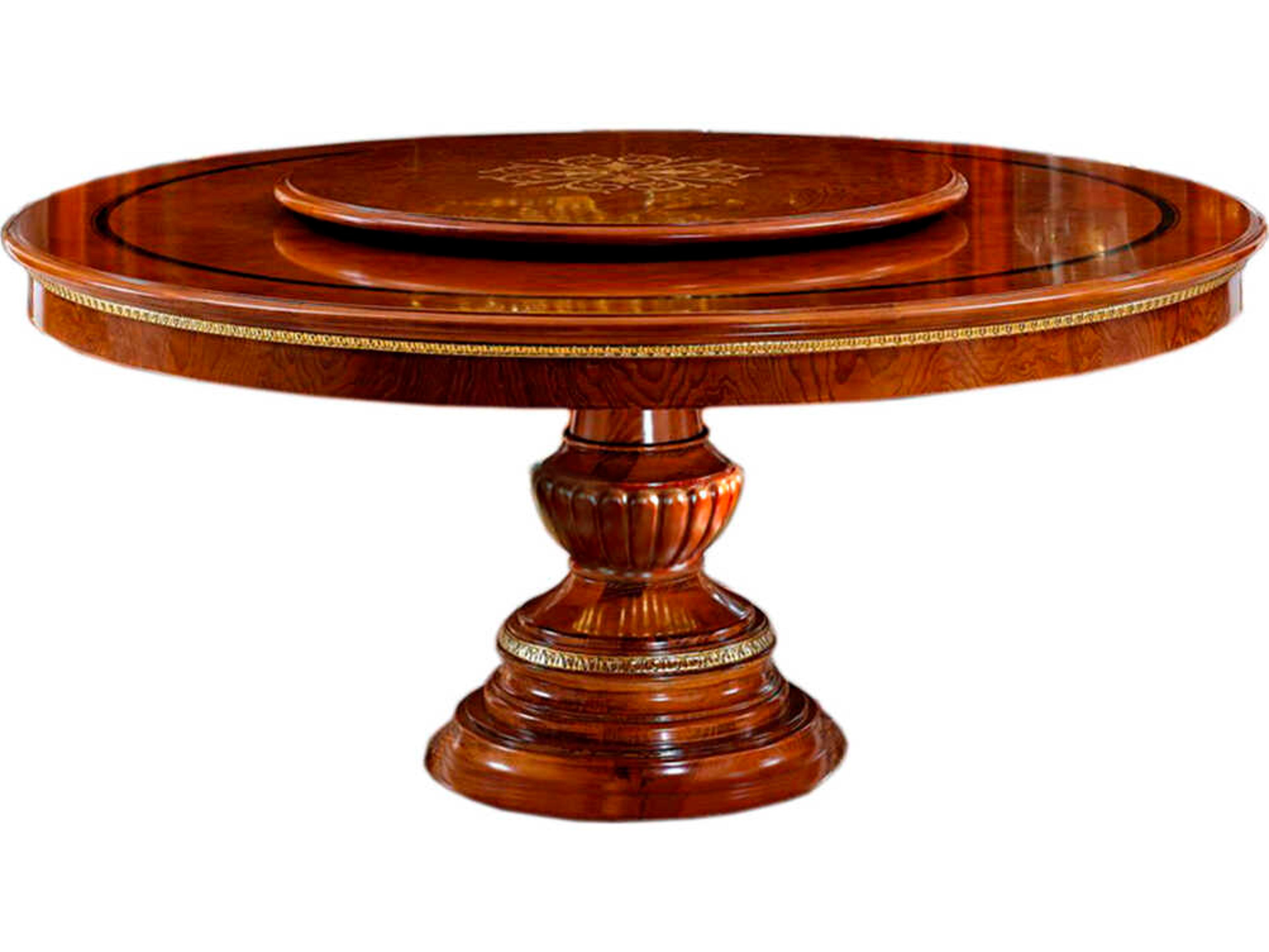 E-38 Round Wood Dining Table