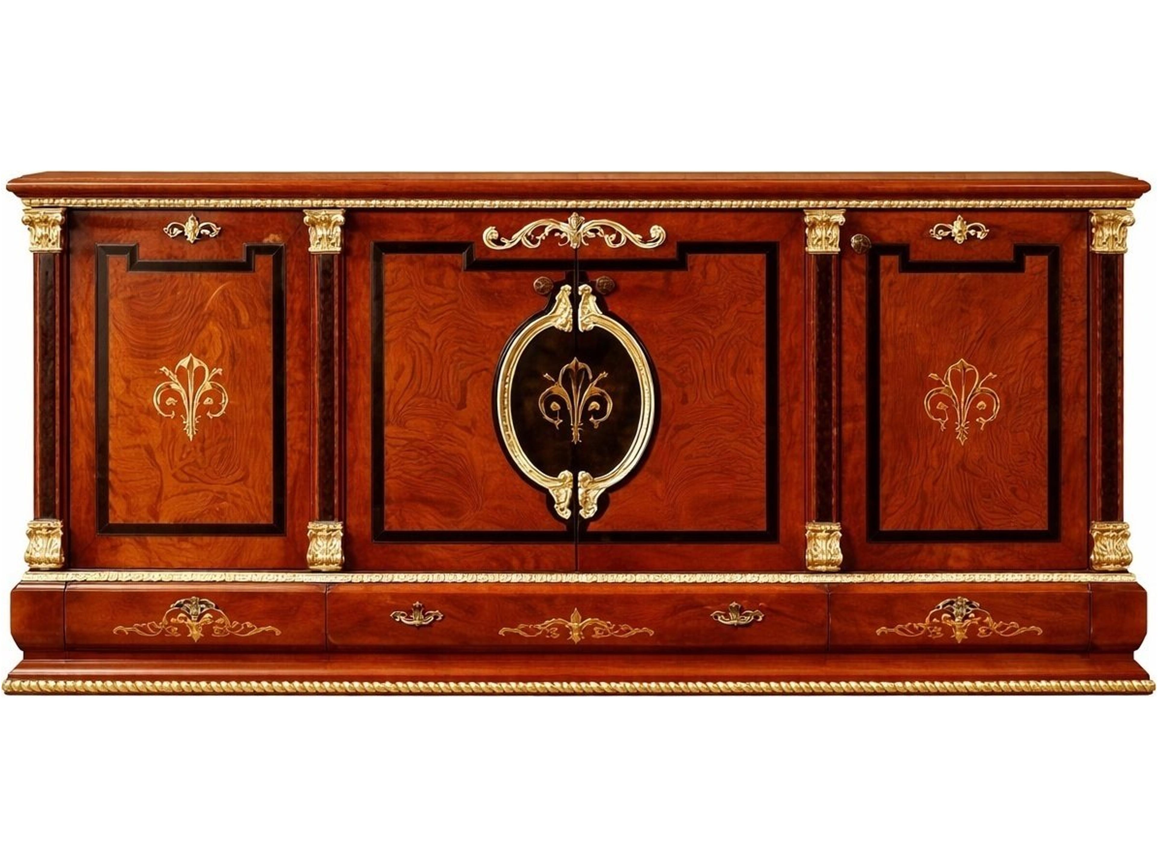 E-38 82" Walnut Wood Sideboard