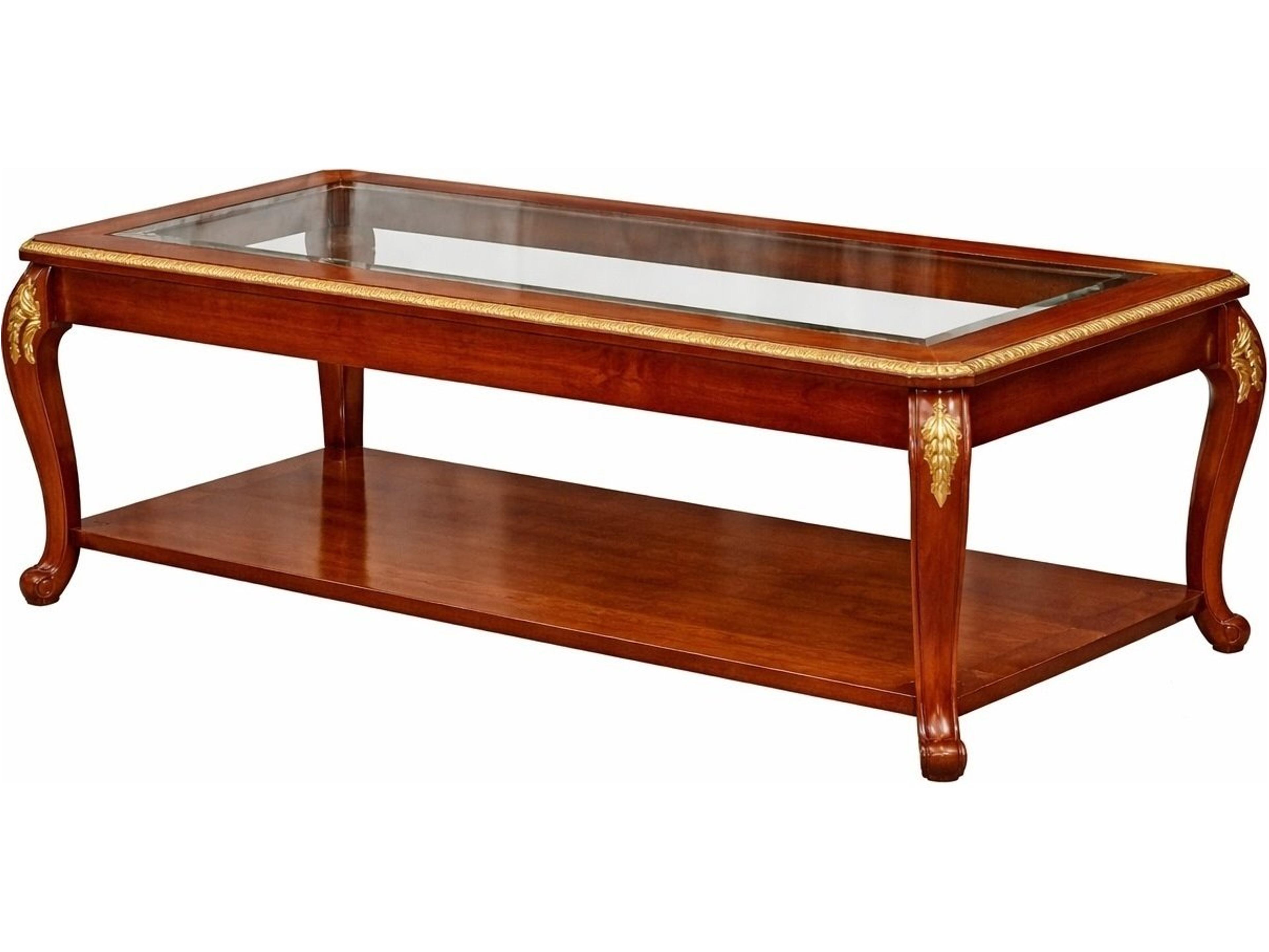 E-38 Rectangular Glass Coffee Table