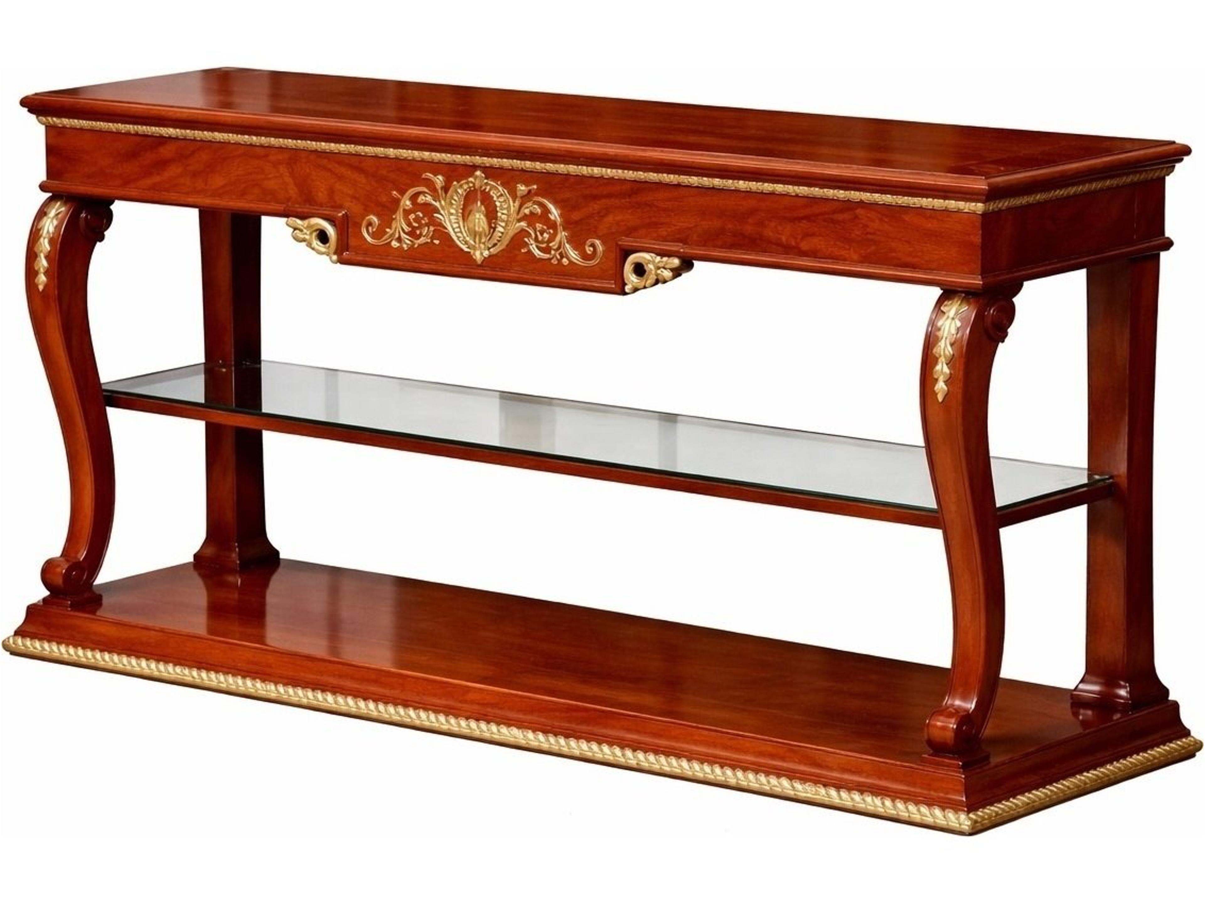 E-38 Rectangular Wood Console Table