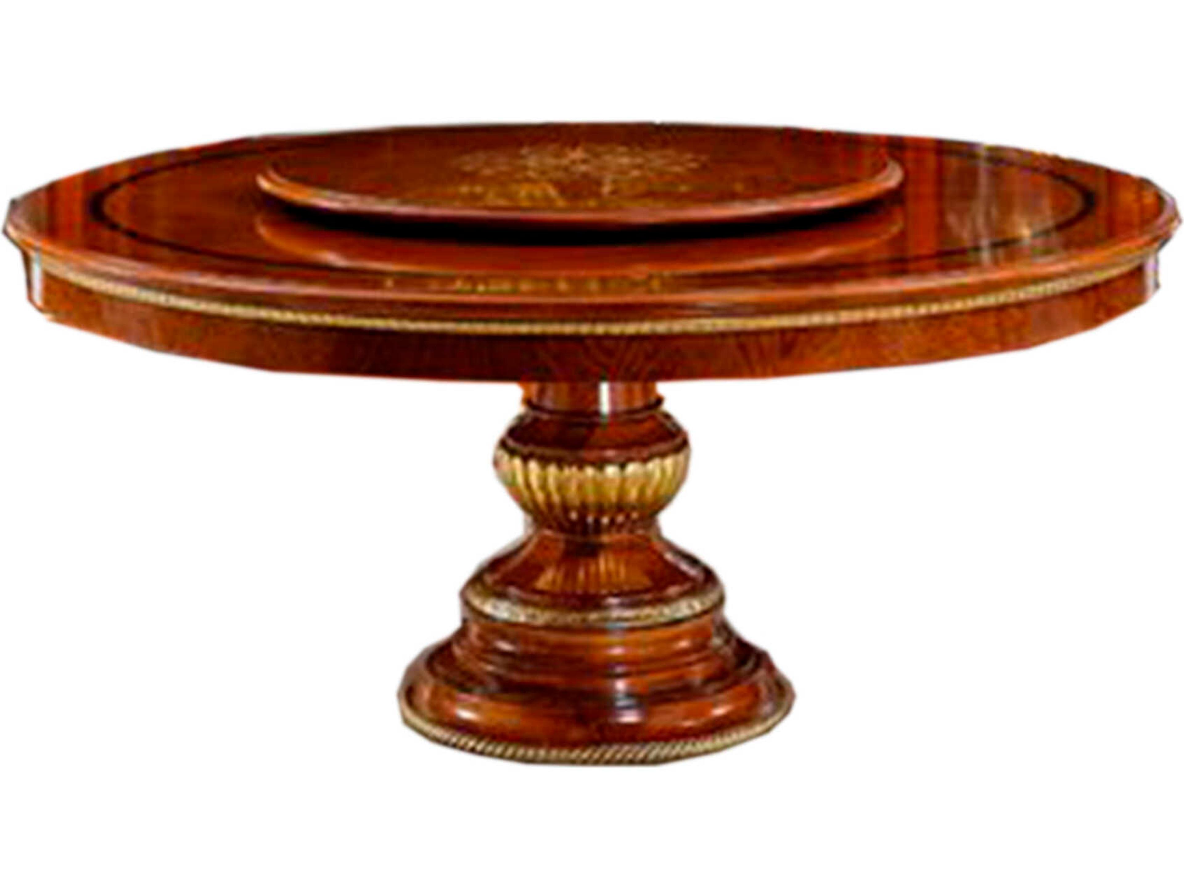 E-38 Round Wood Dining Table