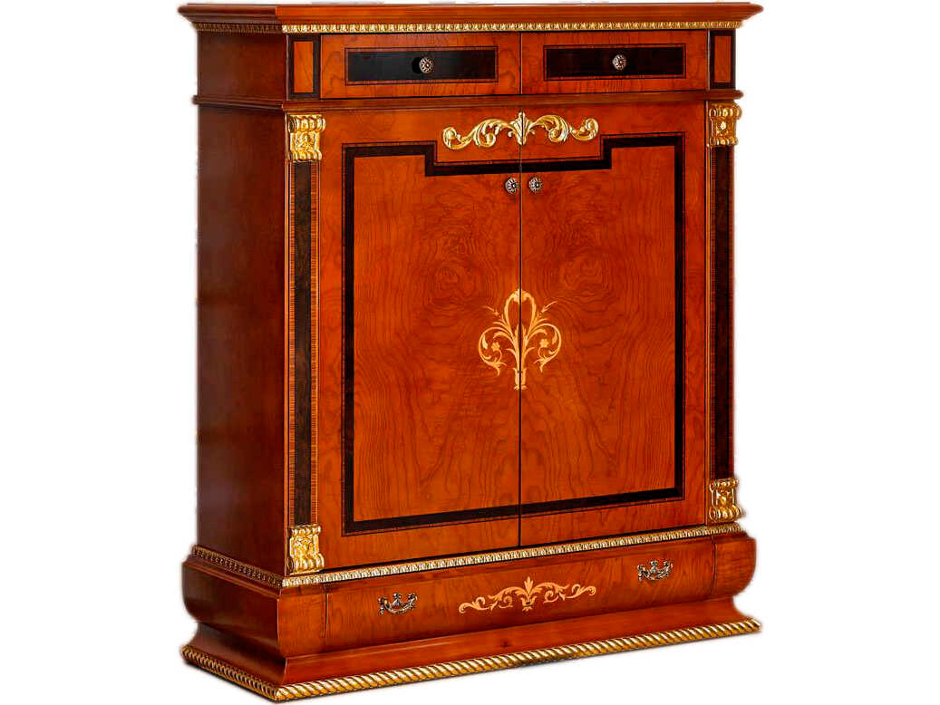E-38 Brown Solid Wood Accent Chest