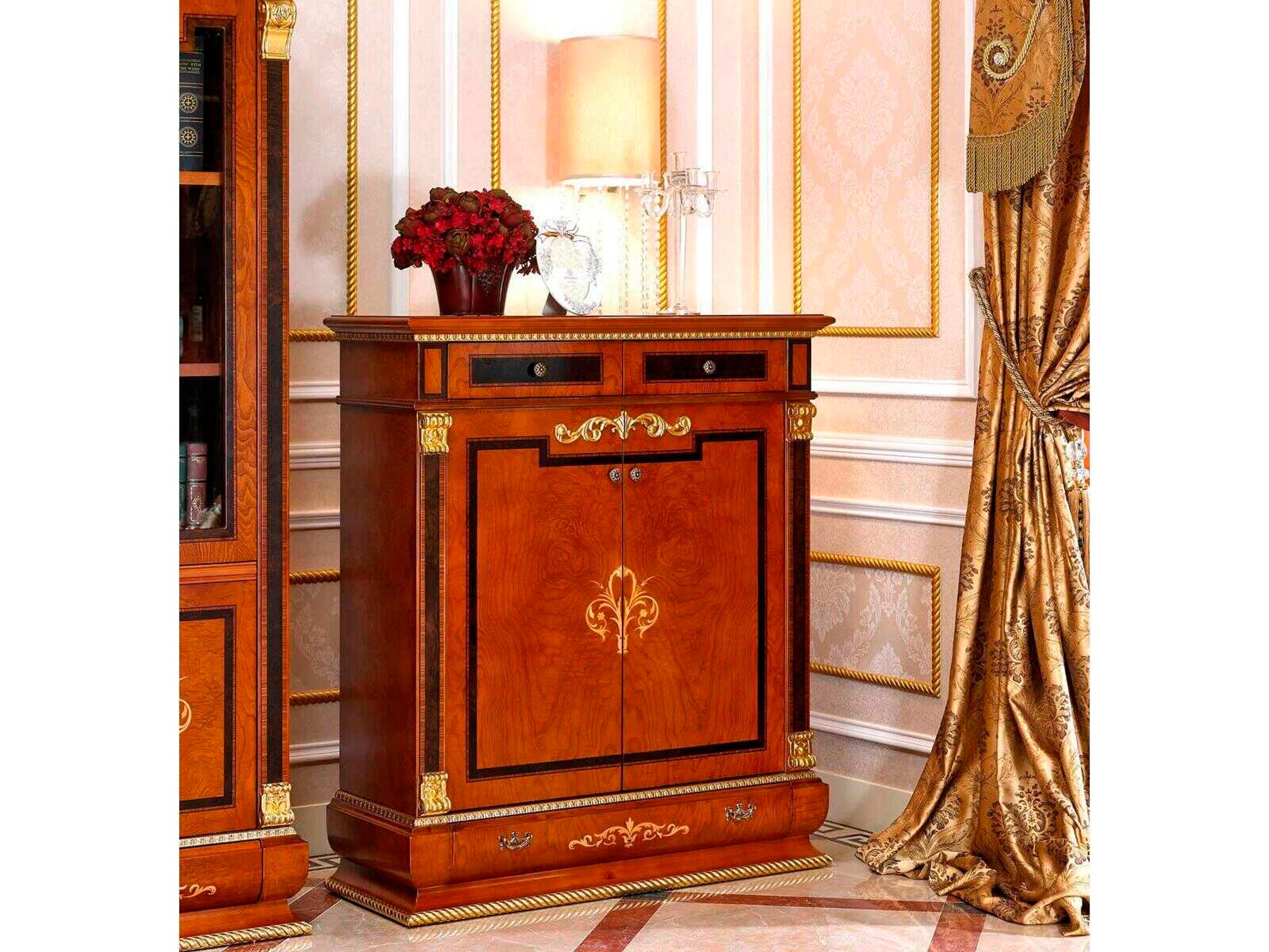 Infinity Furniture Import E-38 Brown Solid Wood Accent Chest