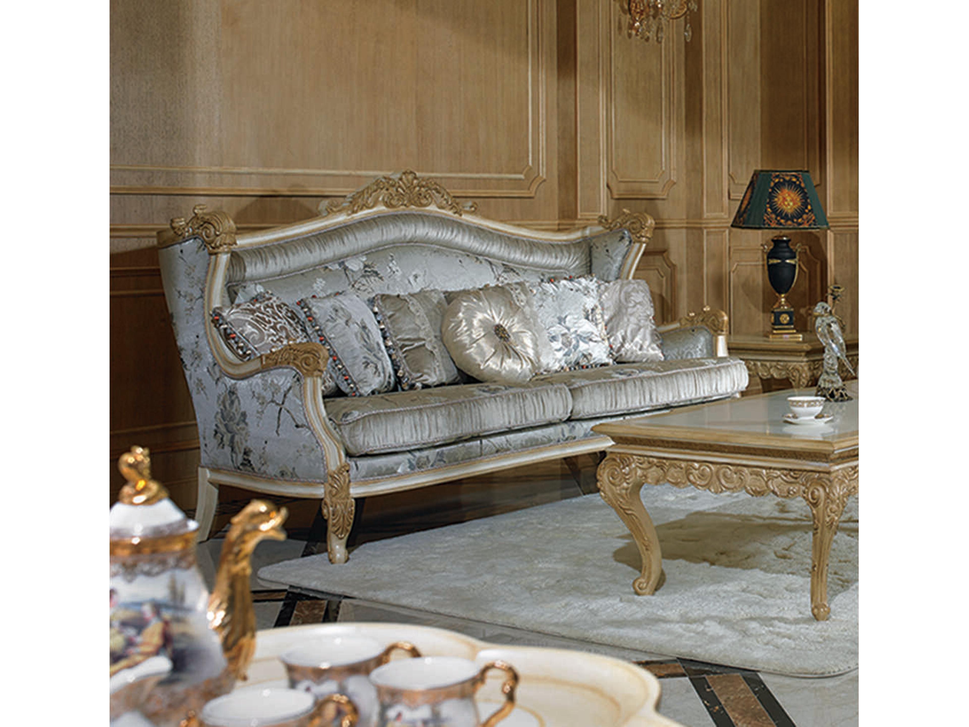 E-57 Gray Upholstered Sofa