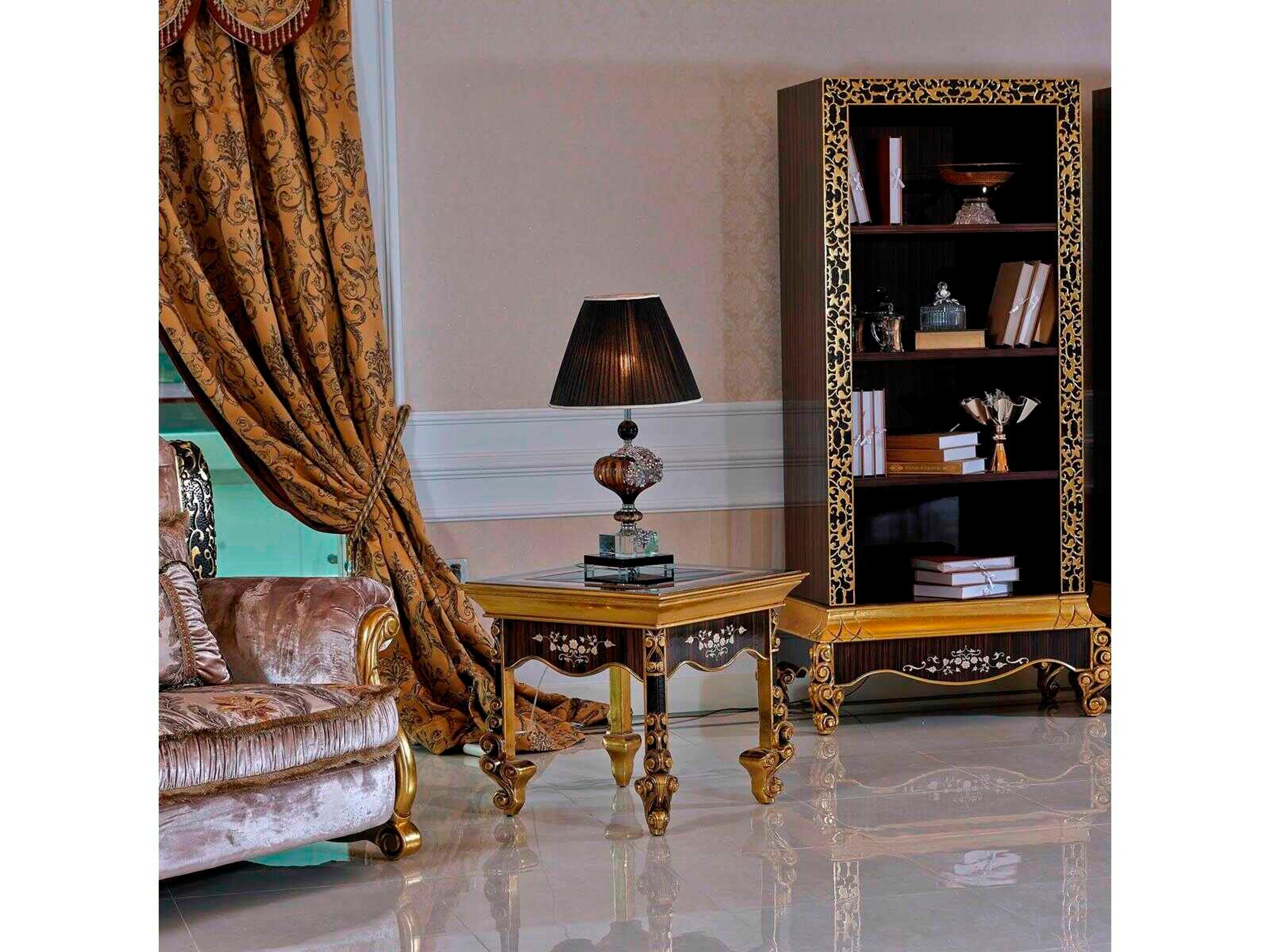 E-61 Round Wood End Table