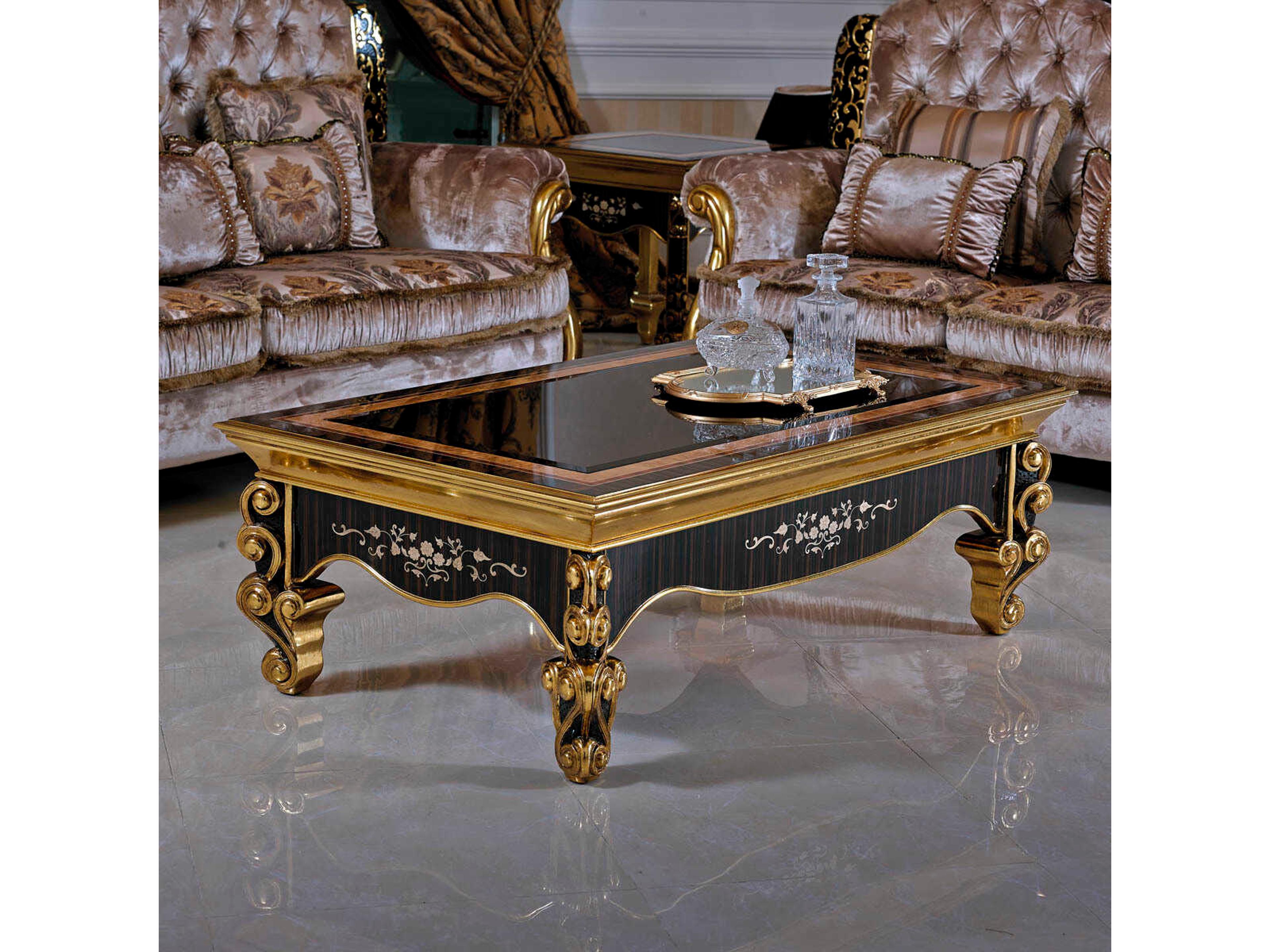 E-61 Rectangular Wood Coffee Table