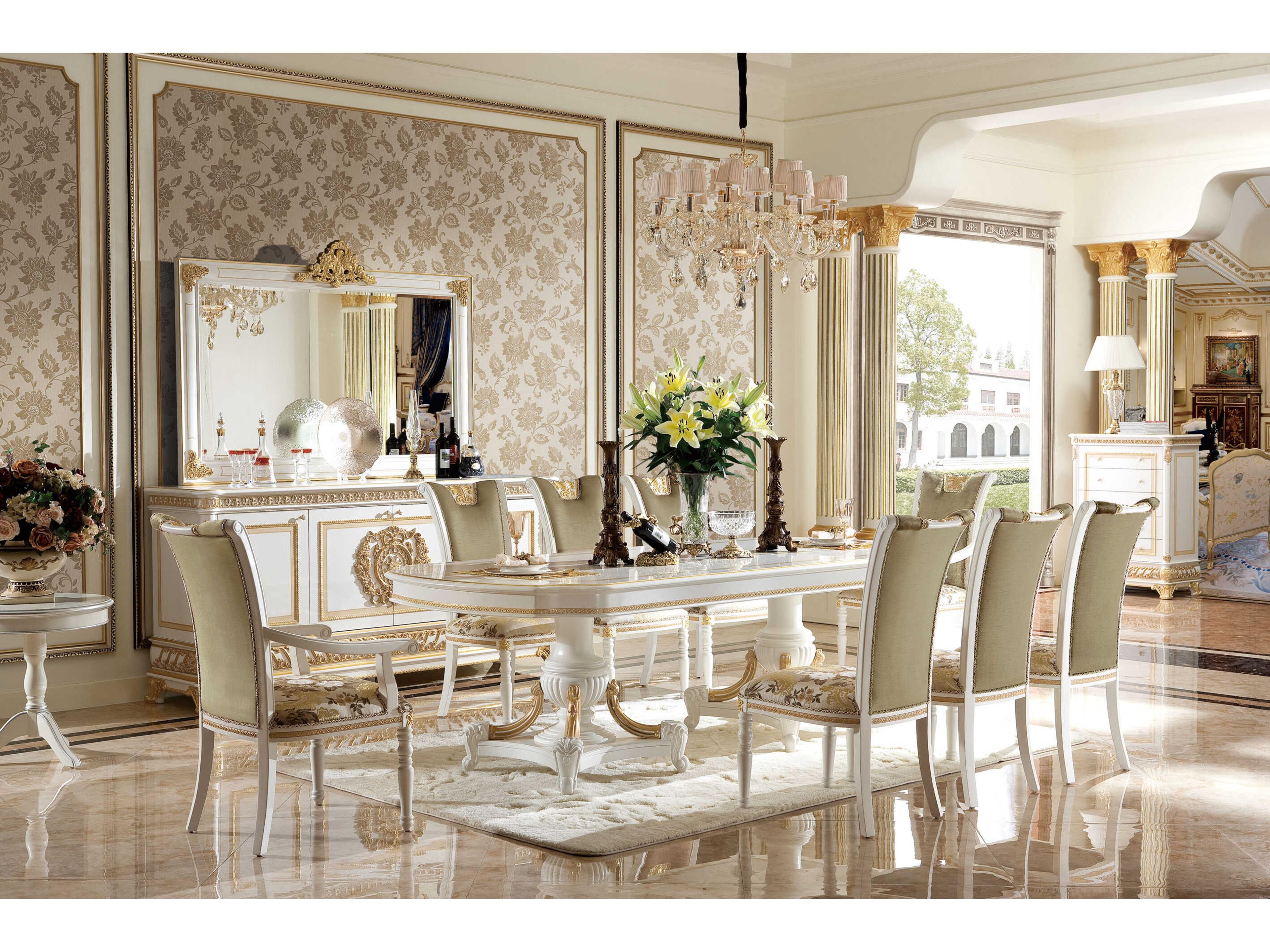 E-62 Solid Wood Dining Room Set