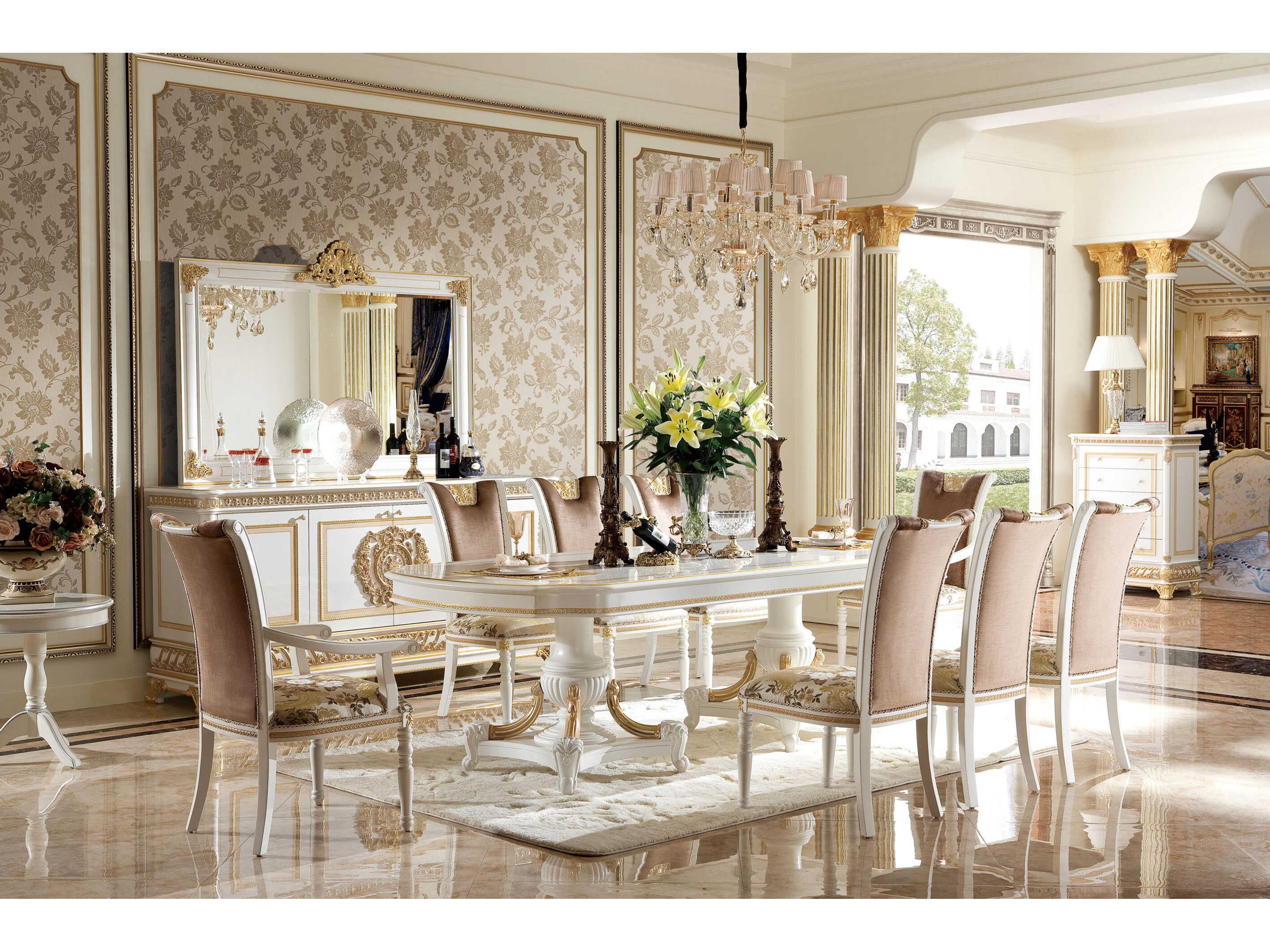 Infinity Furniture Import E-62 Rectangular Wood Dining Table