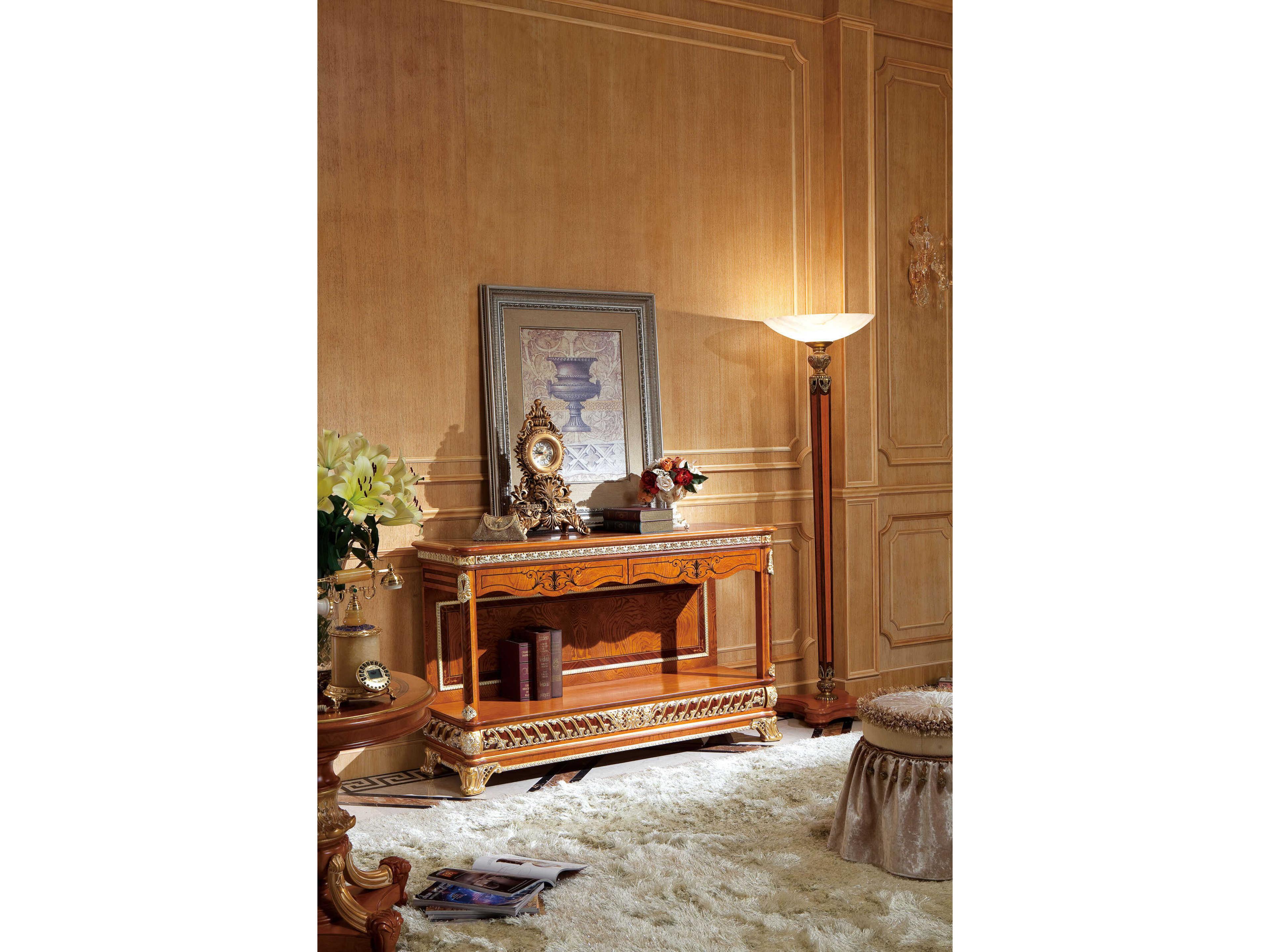 E-62 Rectangular Wood Console Table