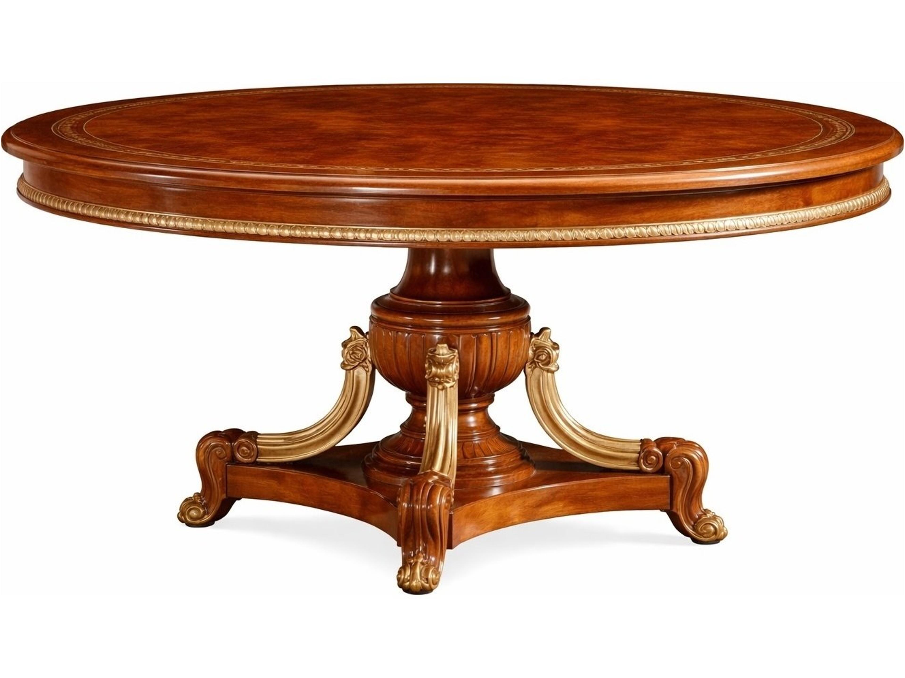 E-62 Round Wood Dining Table
