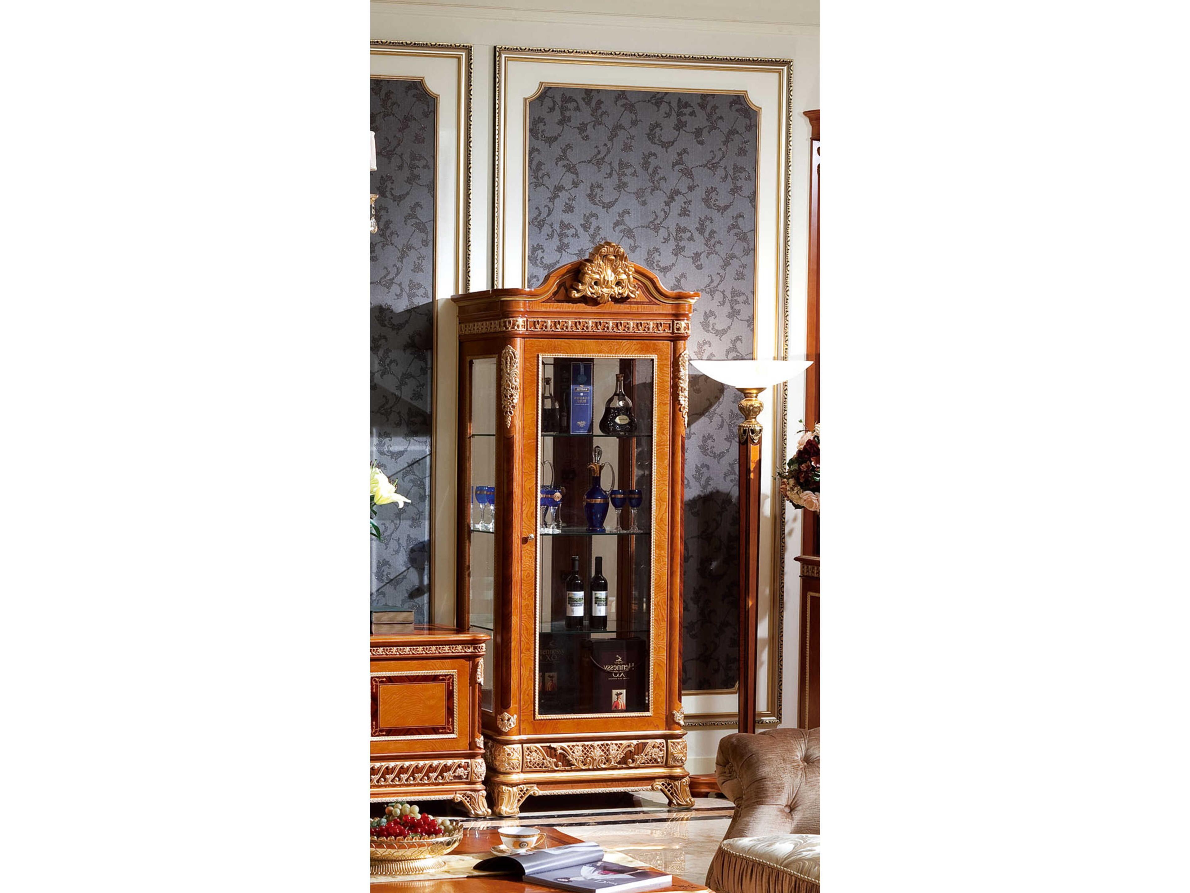Infinity Furniture Import E-62 Hardwood Display Cabinet