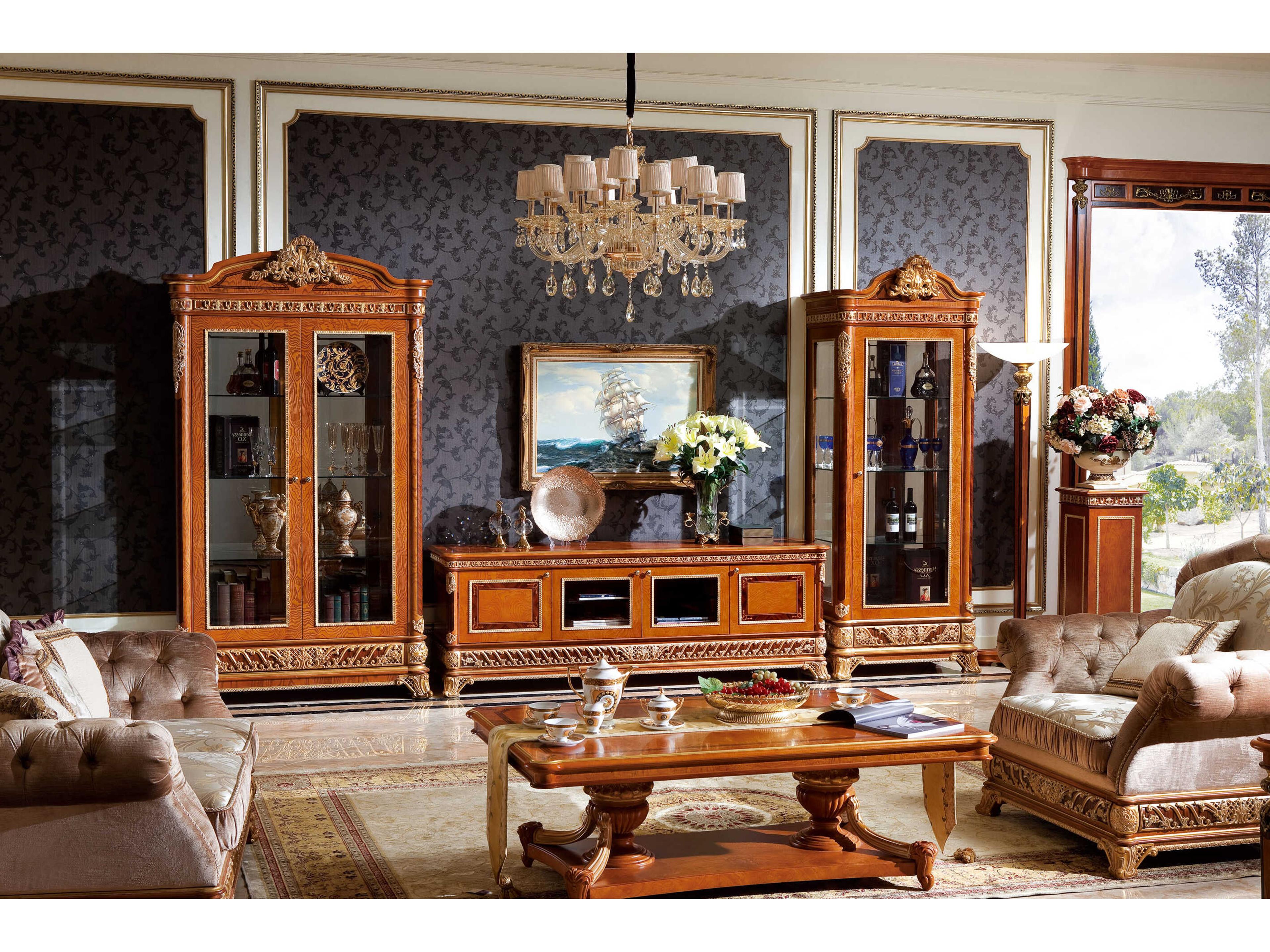 Infinity Furniture Import E-62 Hardwood Display Cabinet