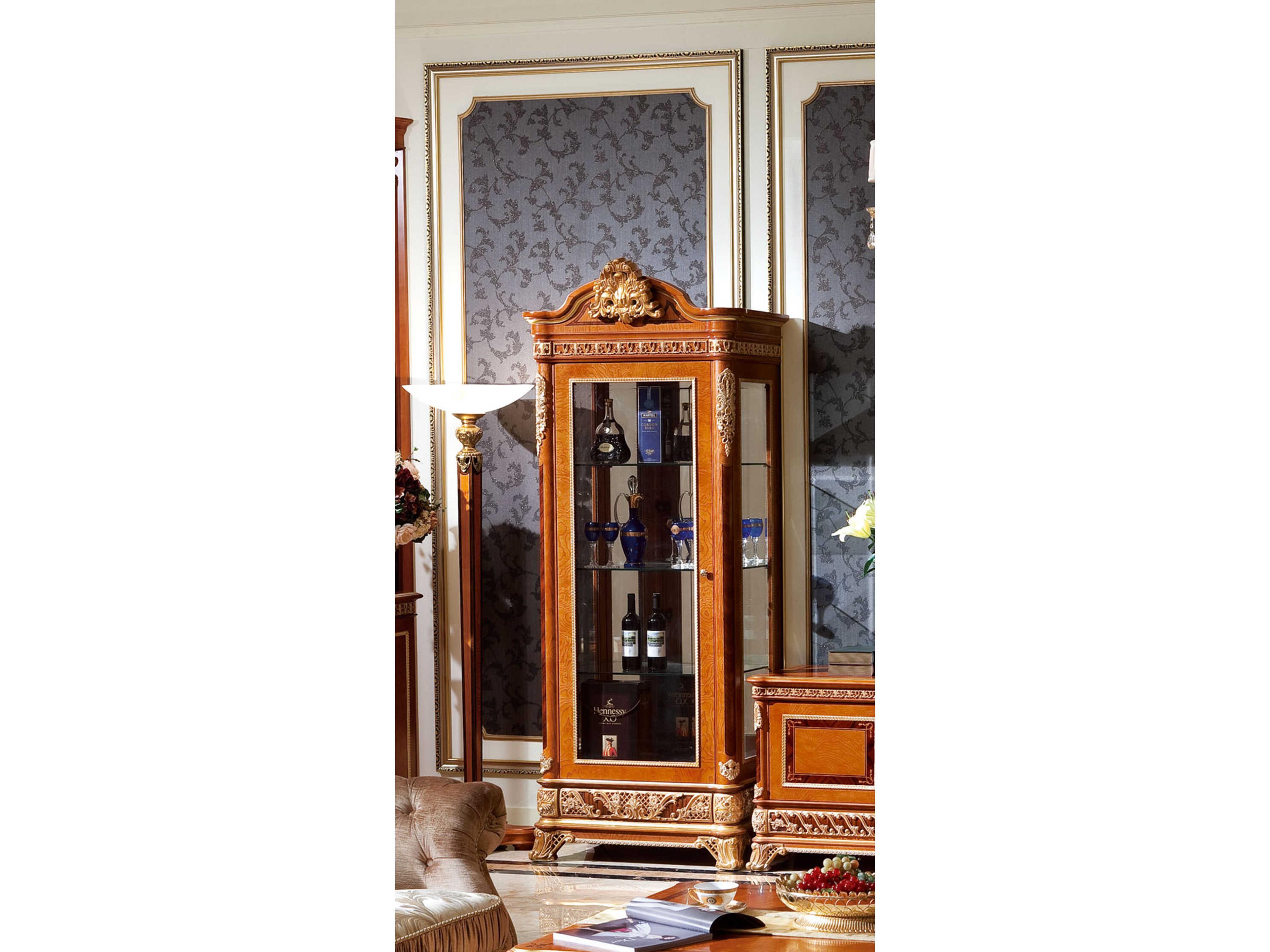 Infinity Furniture Import E-62 Hardwood Display Cabinet