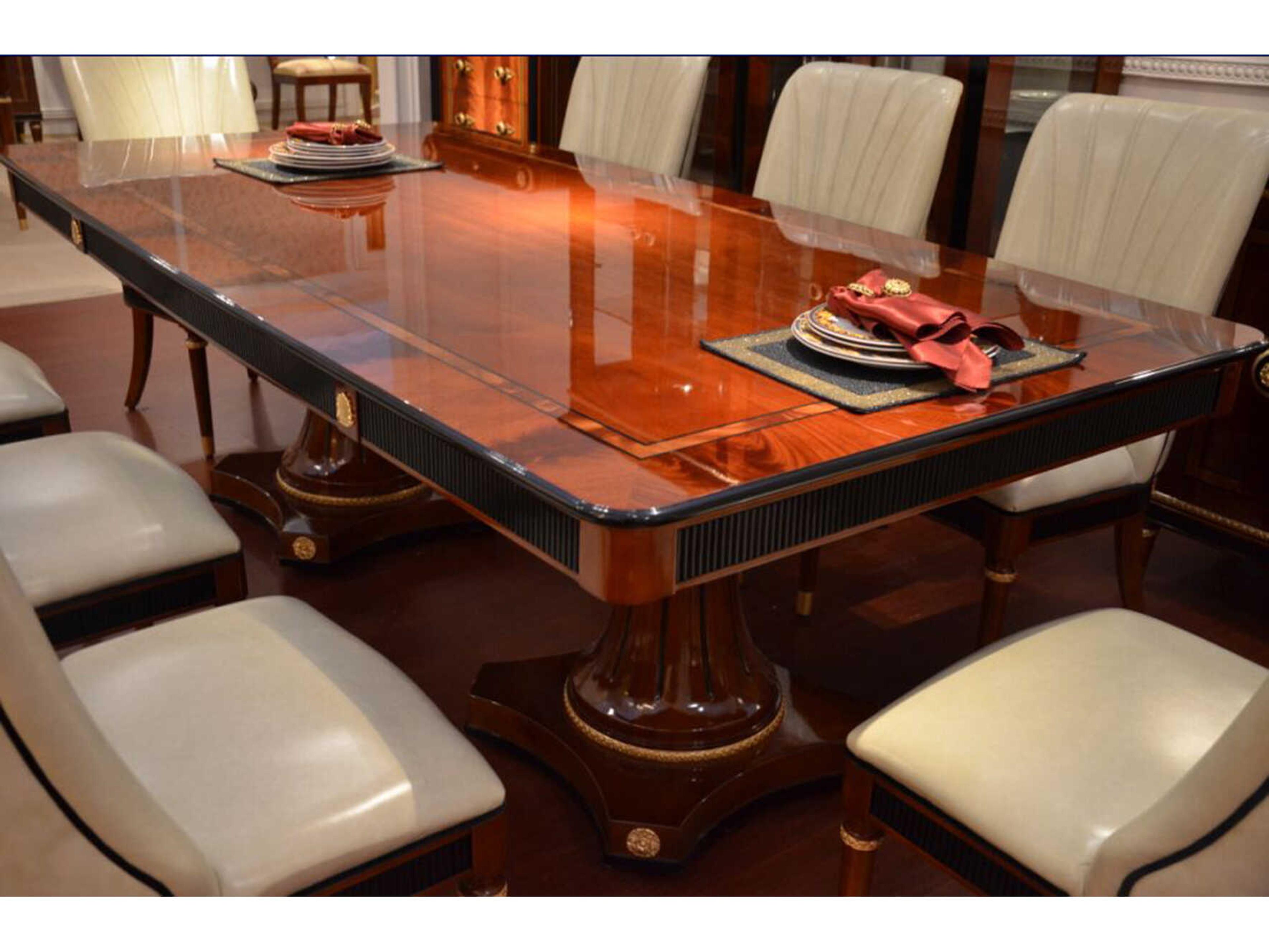 Infinity Furniture Import E-68 Rectangular Glass Dining Table