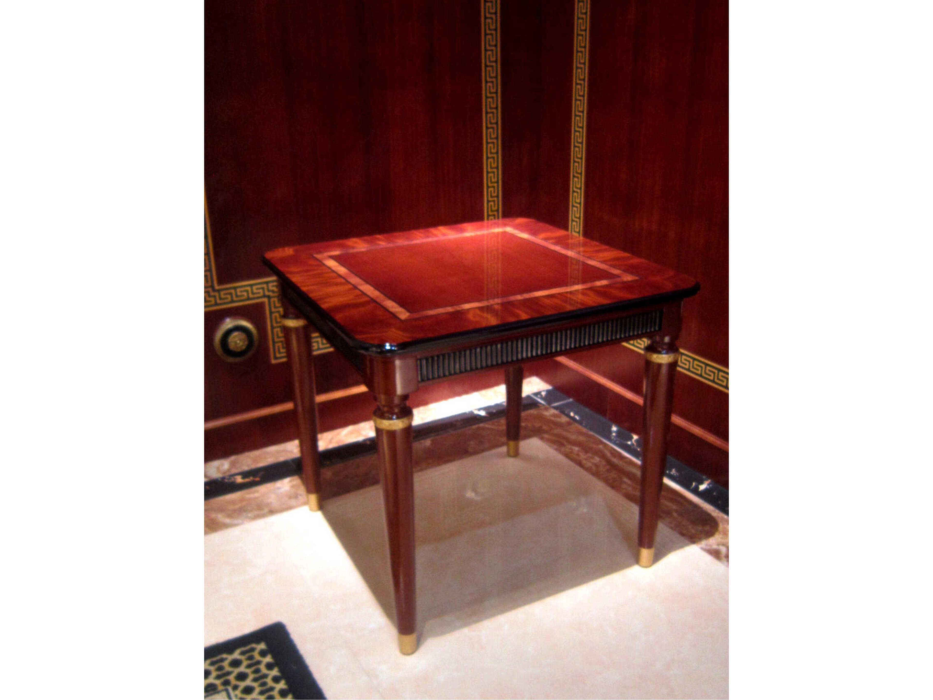 E-68 Square Wood End Table